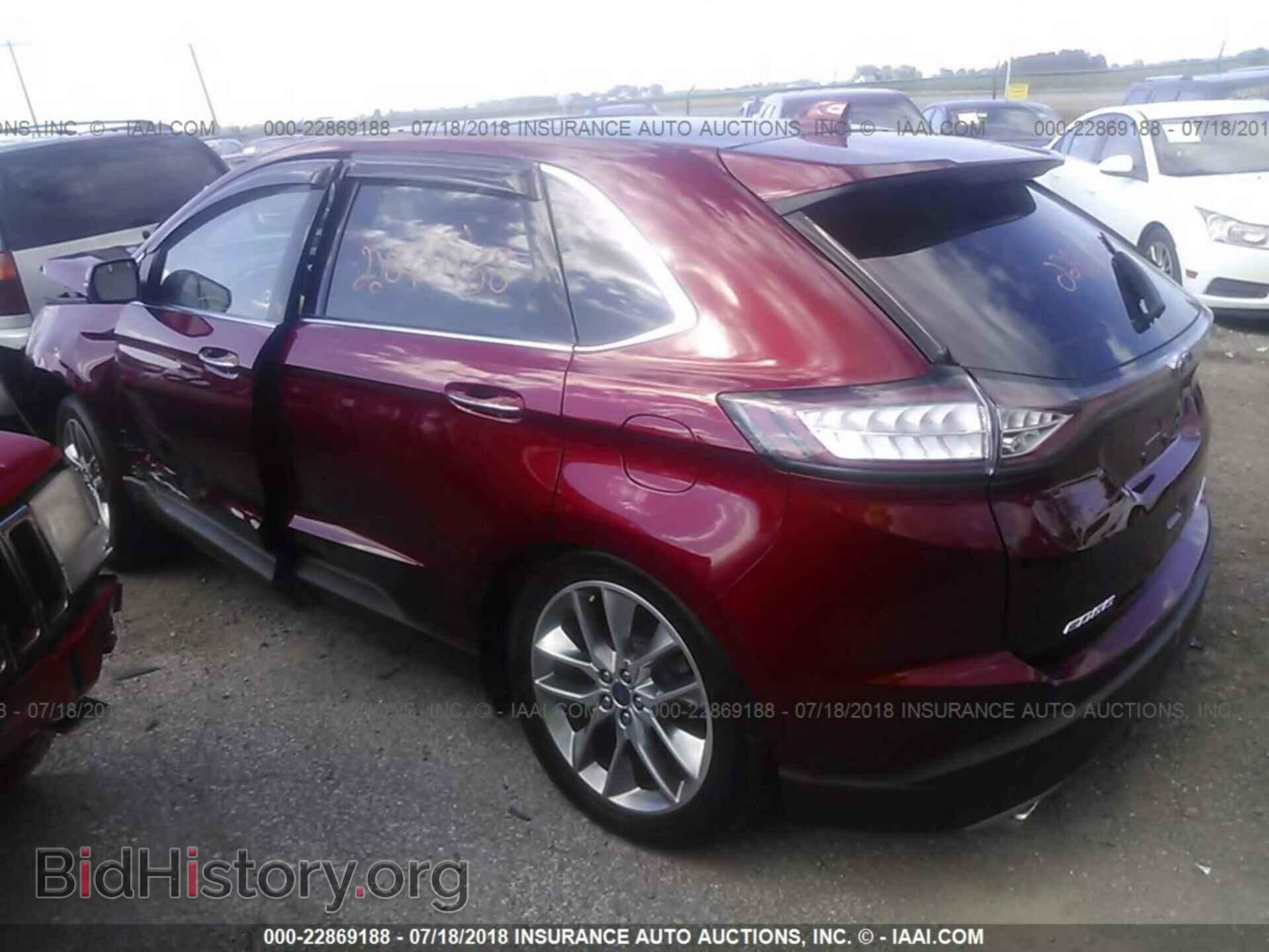 2015 Ford Edge - VIN: 2FMTK4K85FBB18291 - Фото 3
