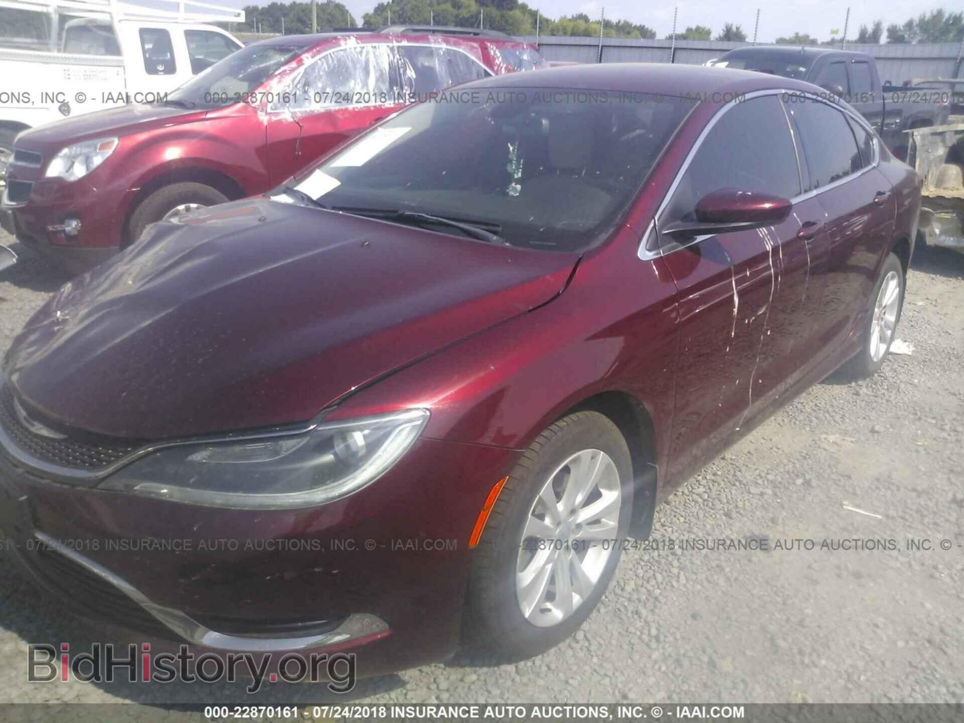 2015 Chrysler 200 - VIN: 1C3CCCAB6FN645967 - Фото 2