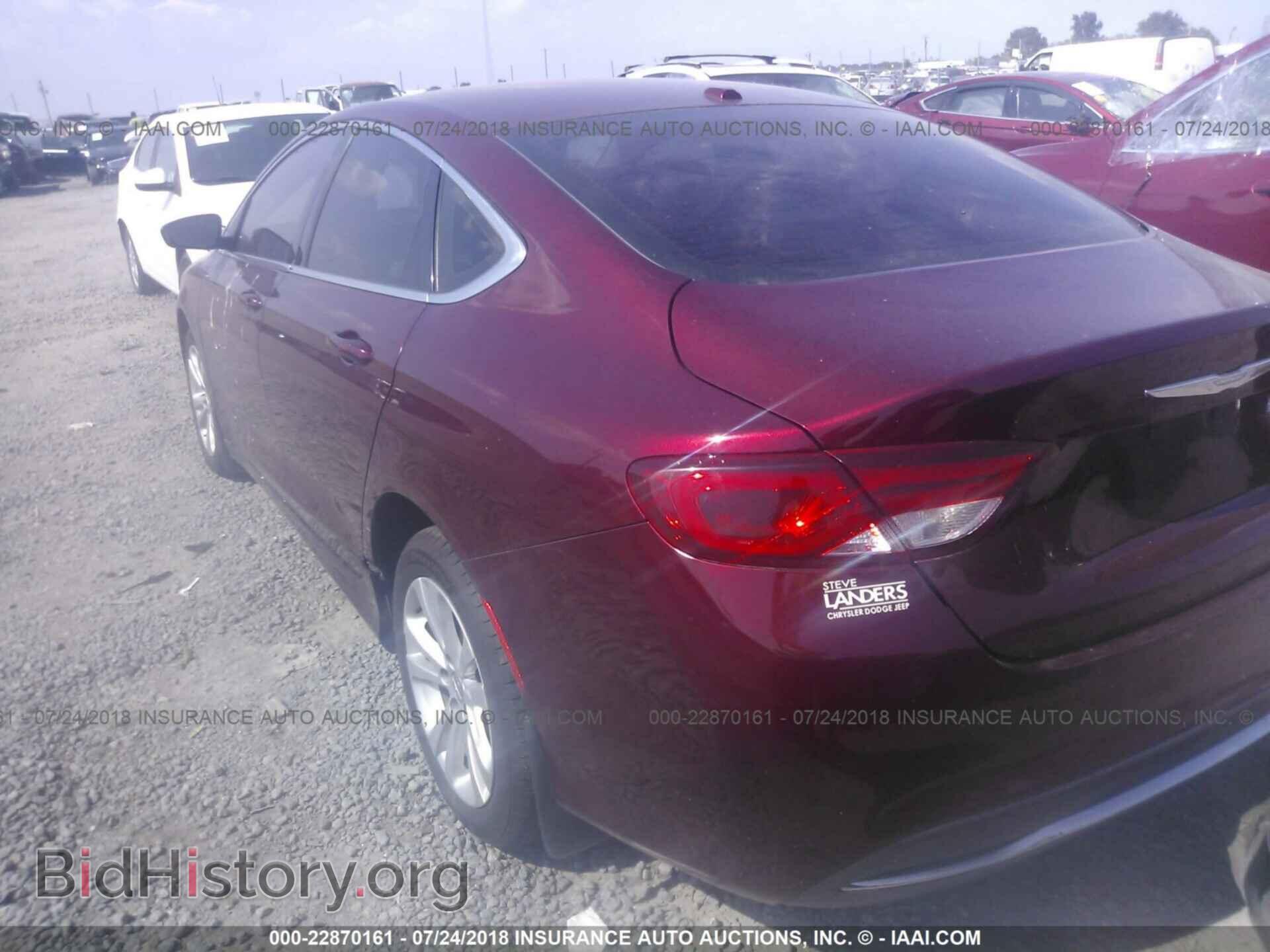 2015 Chrysler 200 - VIN: 1C3CCCAB6FN645967 - Фото 3
