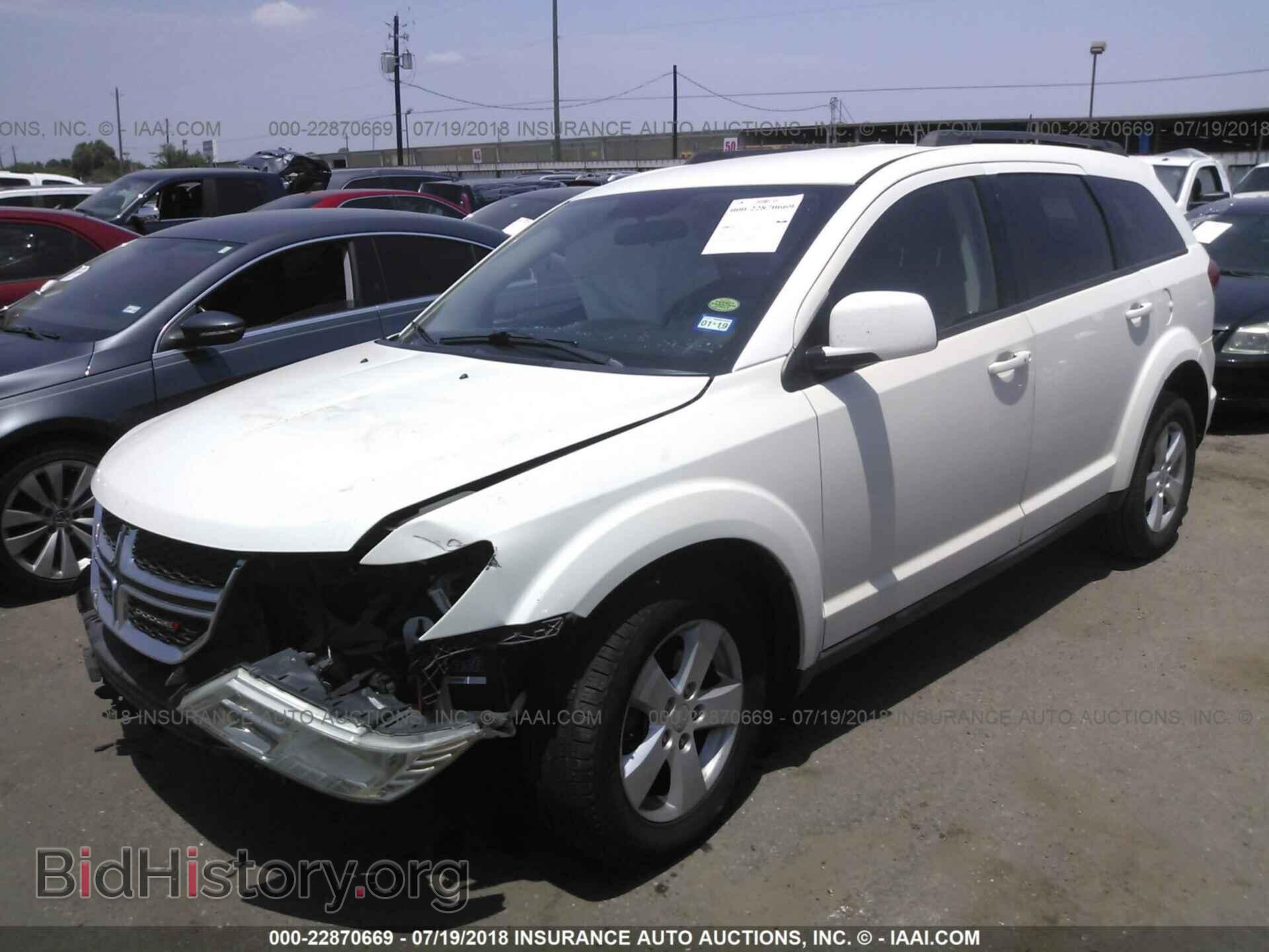 2012 Dodge Journey - VIN: 3C4PDCBGXCT169769 - Фото 2