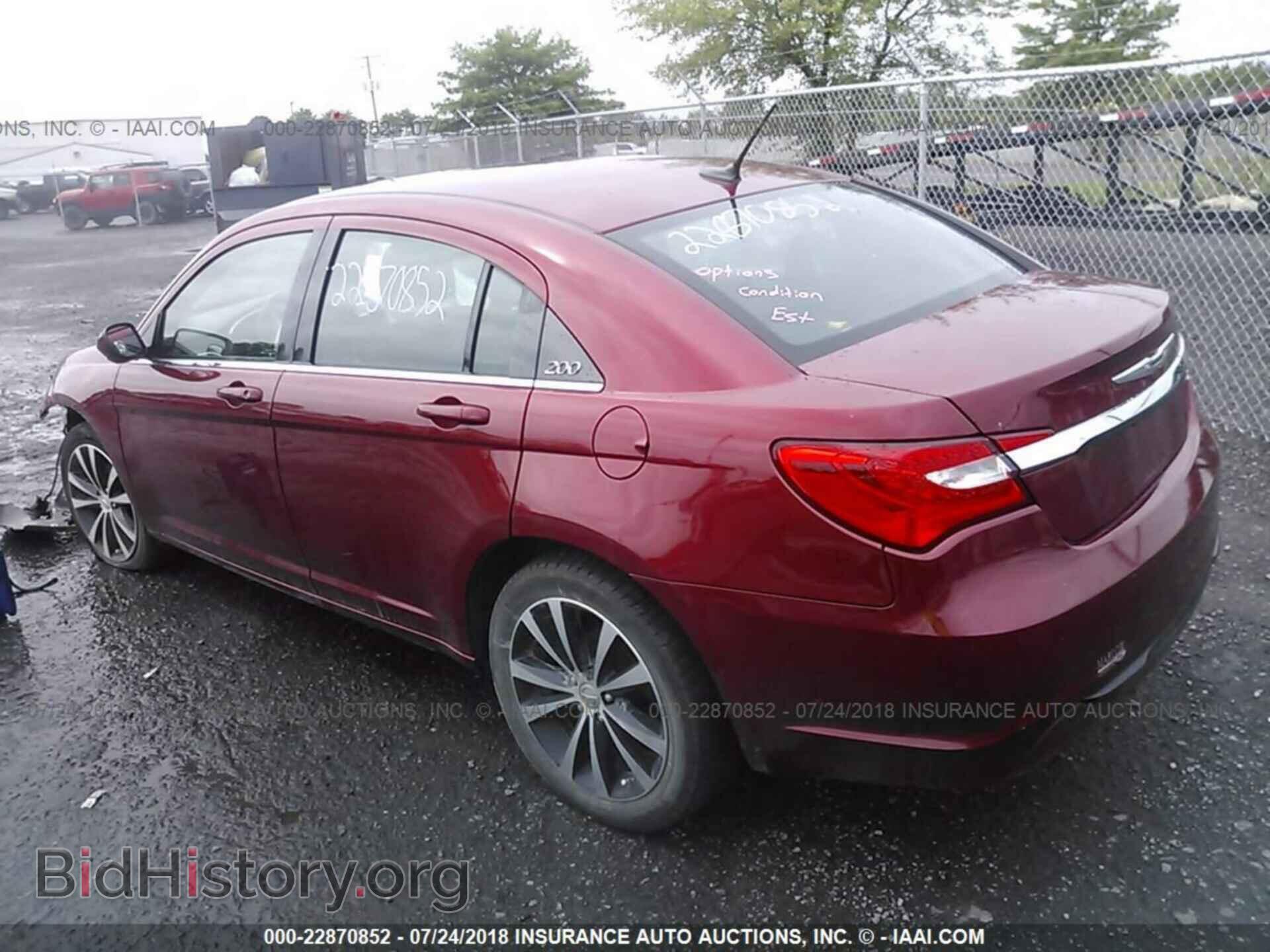 2013 Chrysler 200 - VIN: 1C3CCBBB8DN574955 - Photo 3