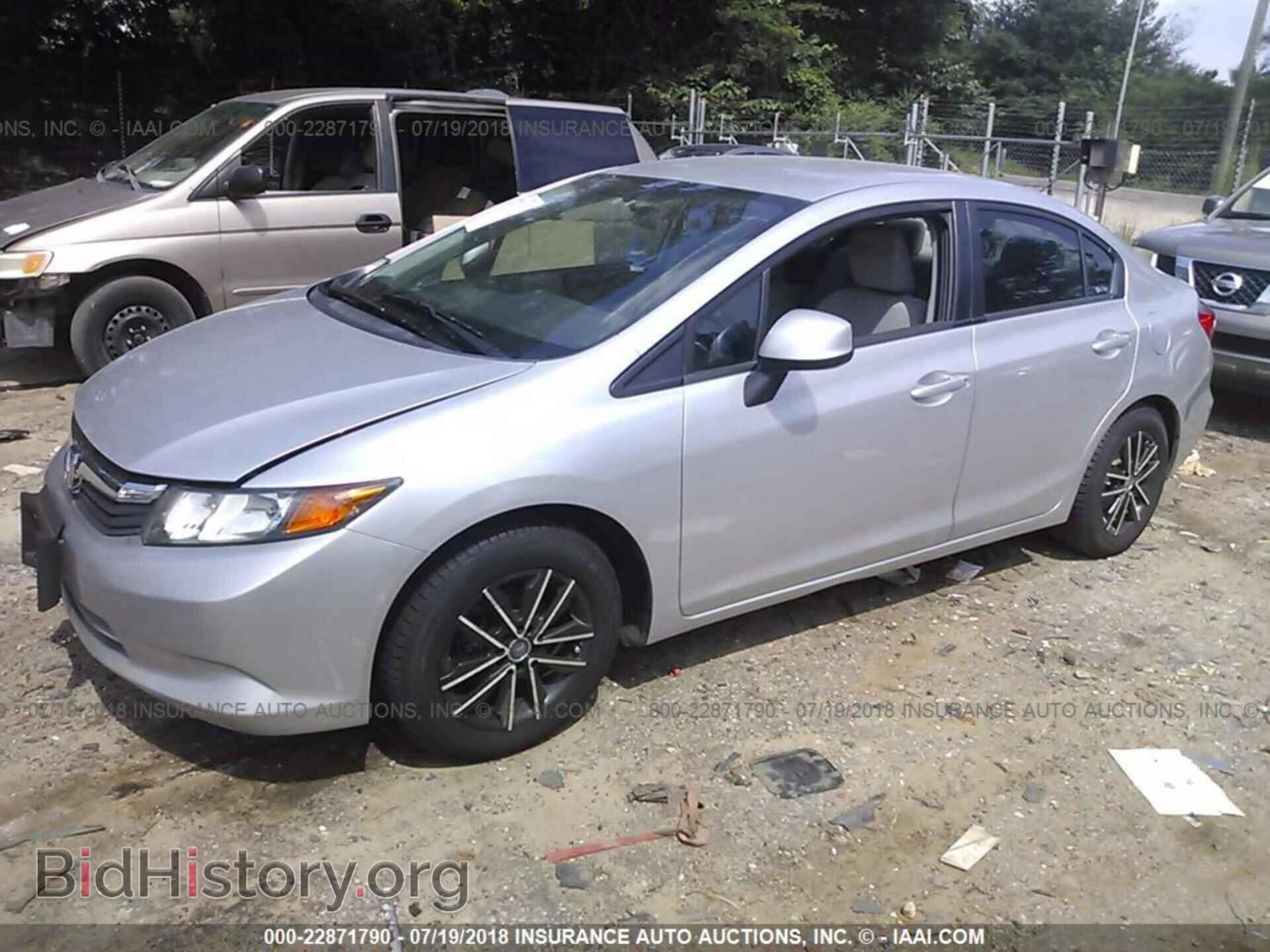 2012 Honda CIVIC (VIN 2HGFB2F5XCH304568) — фото 2 из 10