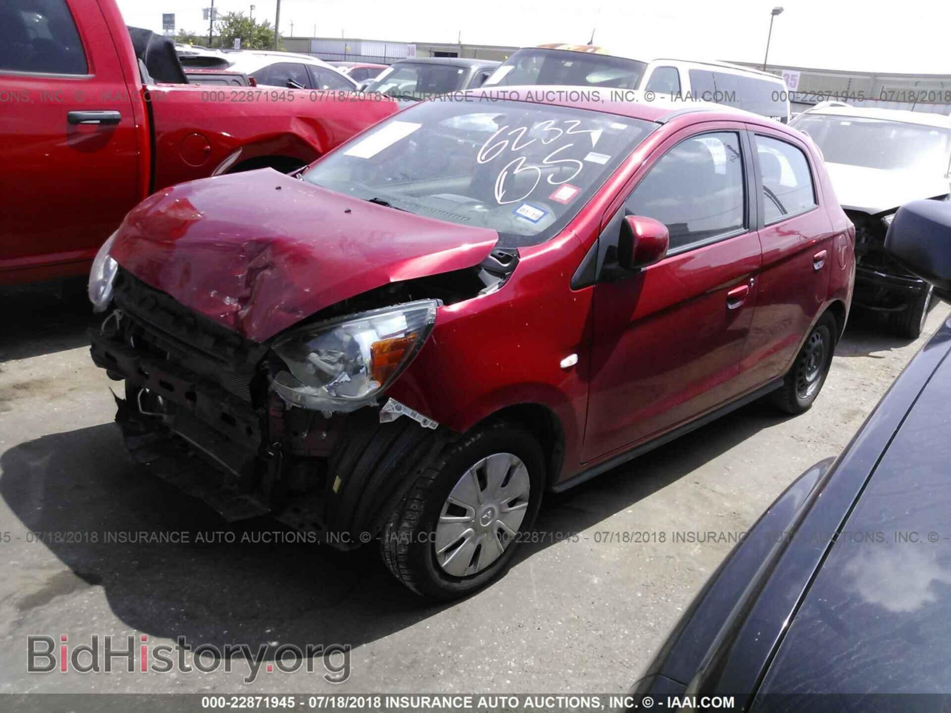 2015 Mitsubishi Mirage - VIN: ML32A3HJ1FH004351 - Фото 2