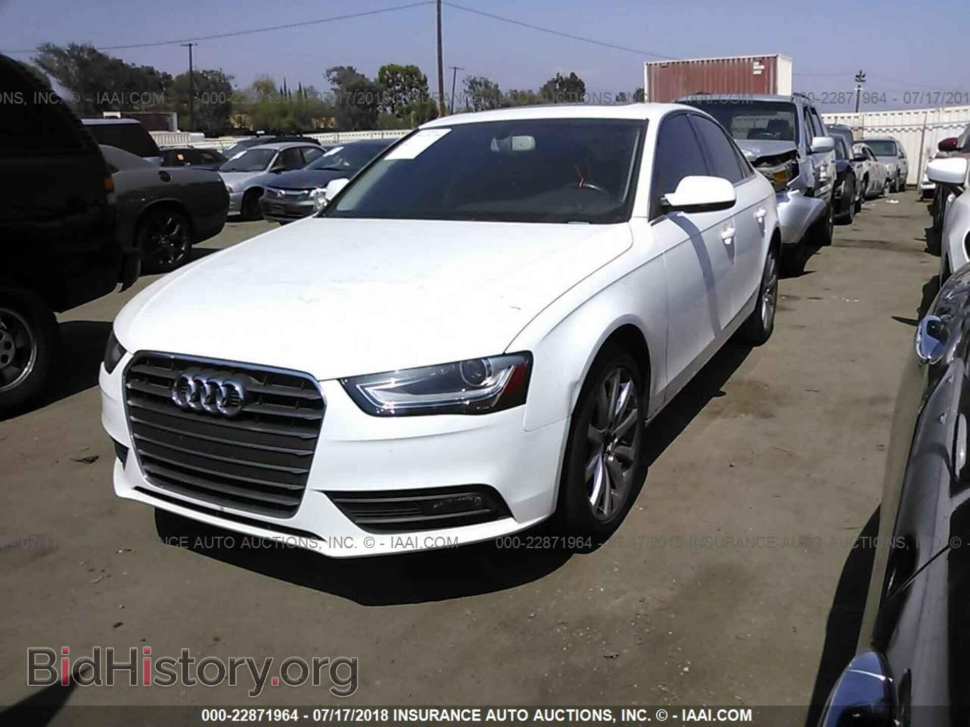 2013 Audi A4 - VIN: WAUEFAFL7DN050654 - Фото 2