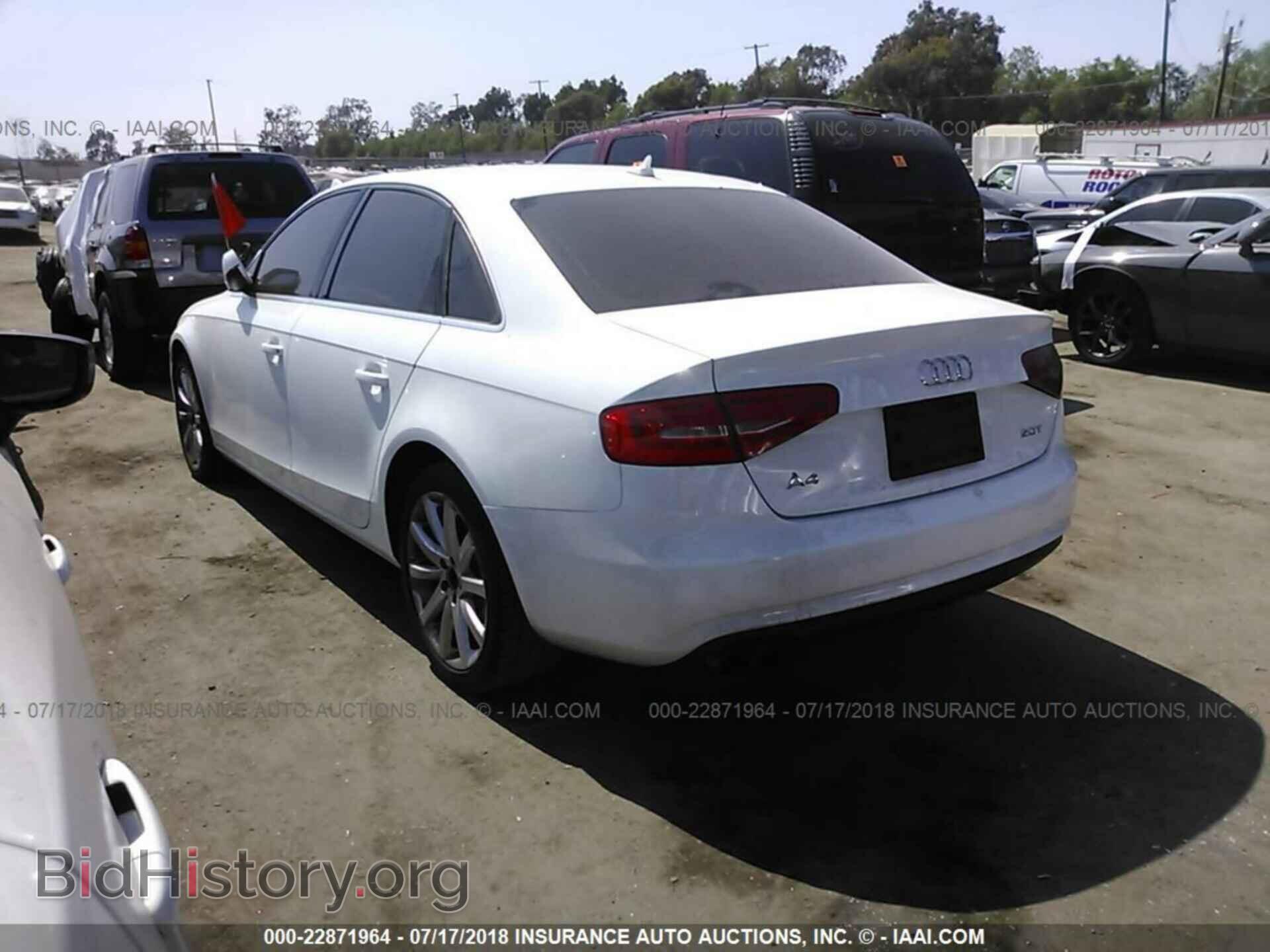 2013 Audi A4 - VIN: WAUEFAFL7DN050654 - Фото 3