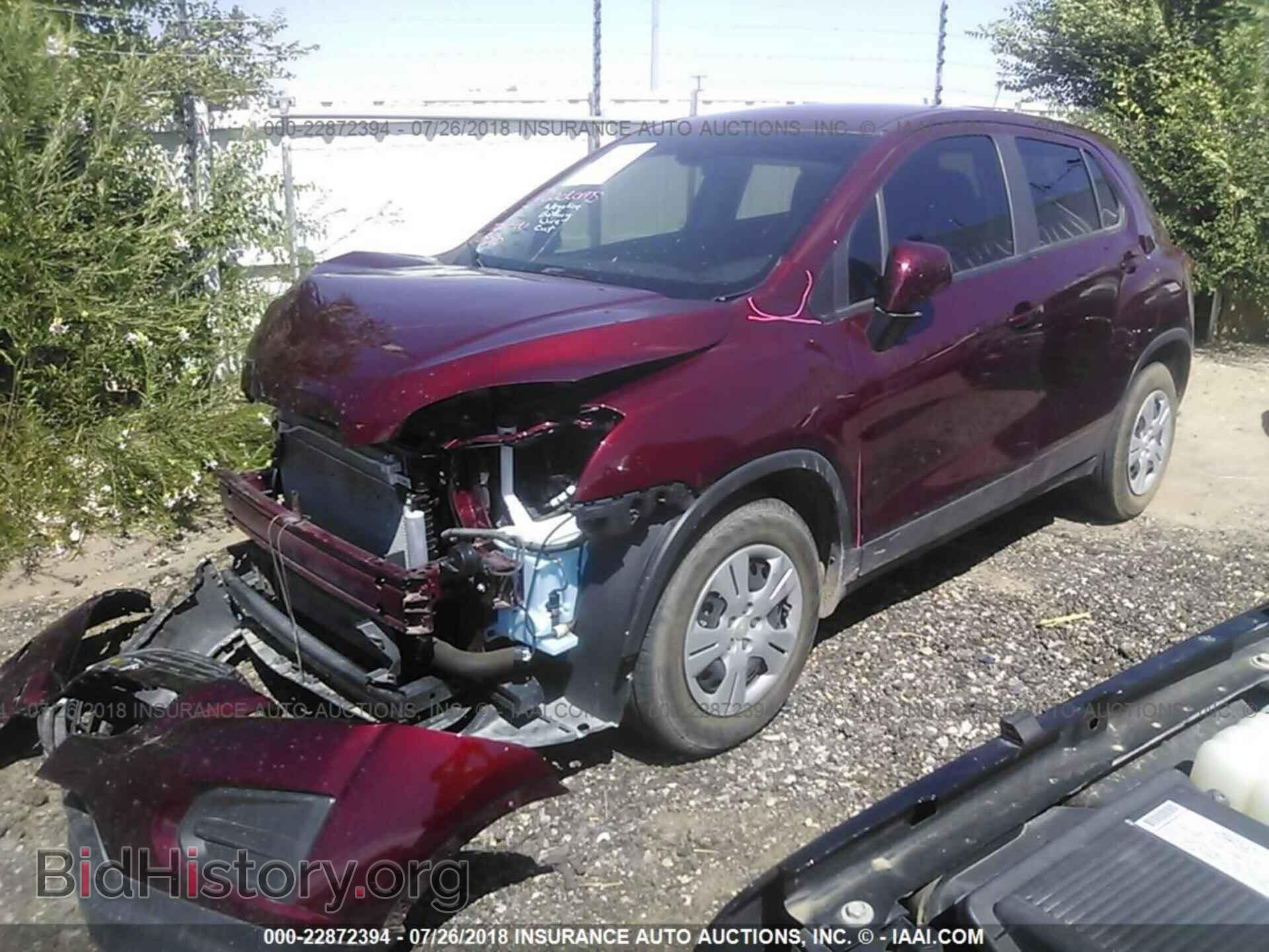 2016 Chevrolet Trax - VIN: 3GNCJKSB3GL211931 - Фото 2