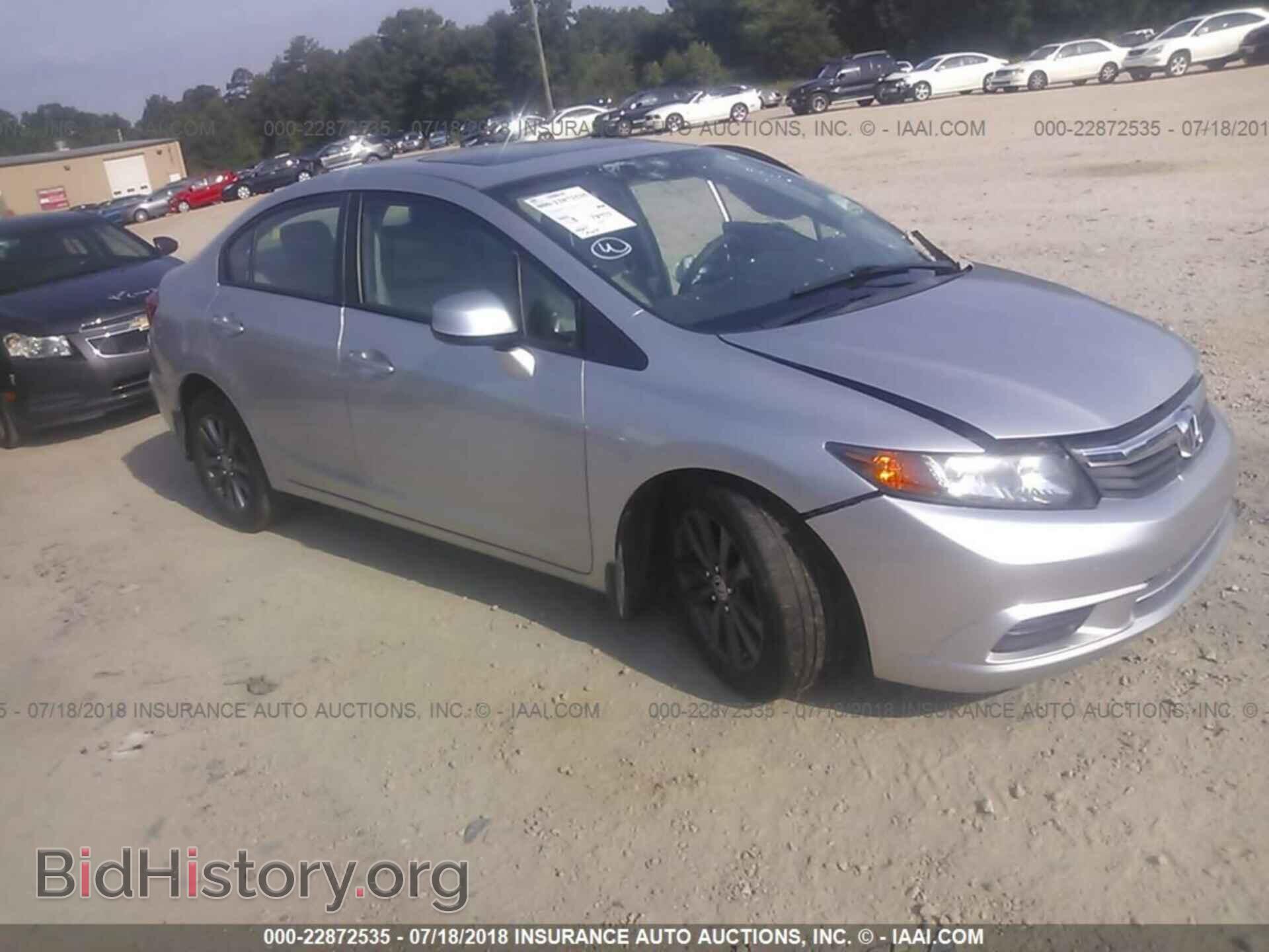 2012 Honda CIVIC (VIN 2HGFB2F8XCH335930) — photo 1 of 10, IAAI, damage: left side