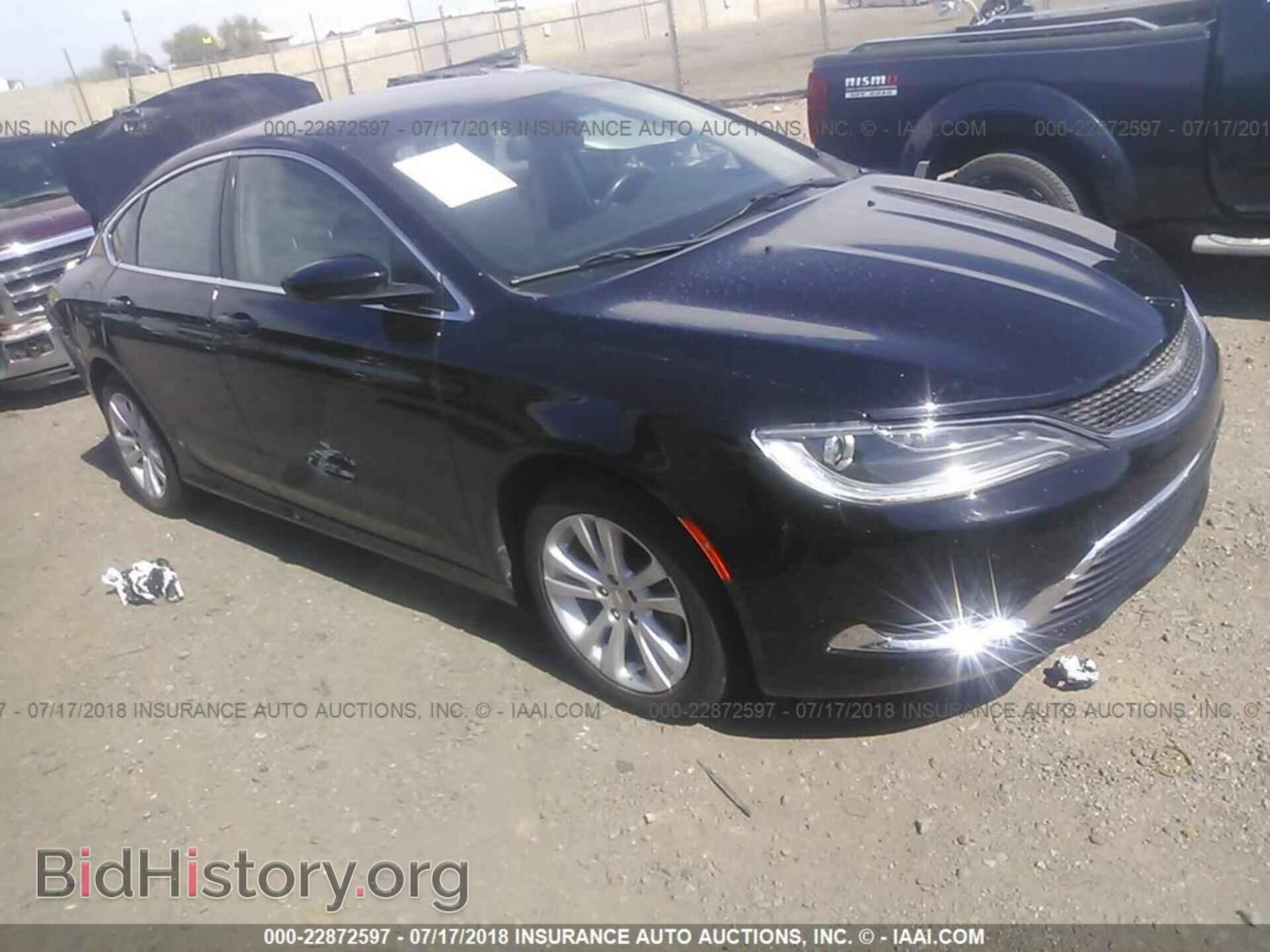 Фотография 1C3CCCAB7GN164868 - Chrysler 200 2016