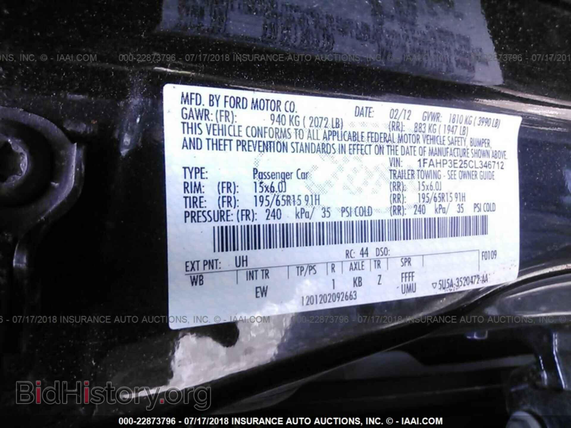 2012 Ford Focus - VIN: 1FAHP3E25CL346712 - Photo 9