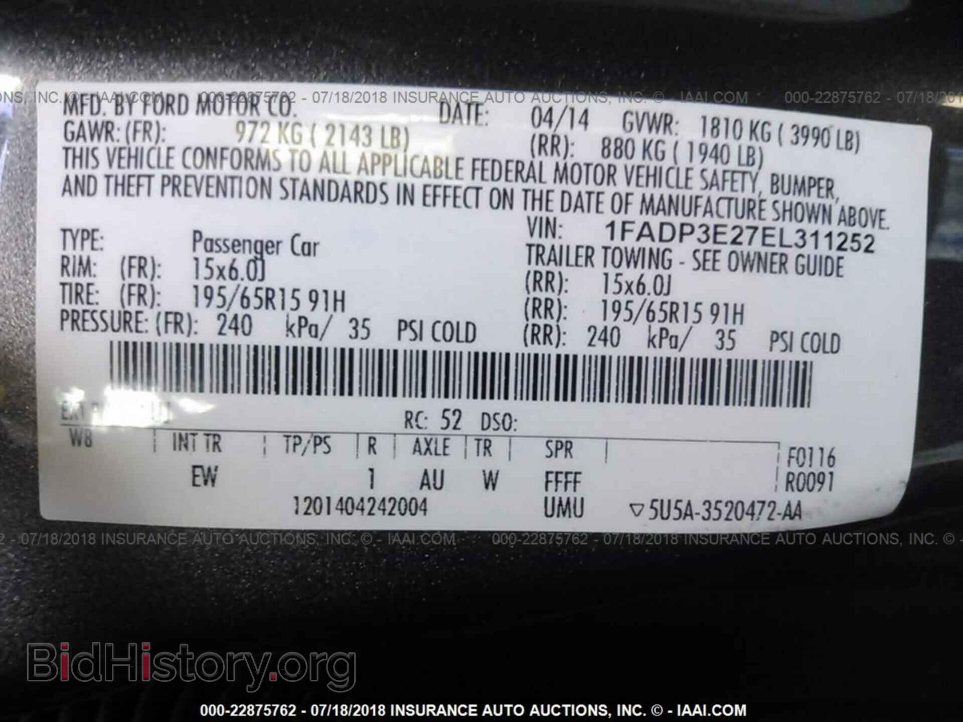 2014 Ford Focus - VIN: 1FADP3E27EL311252 - Photo 9