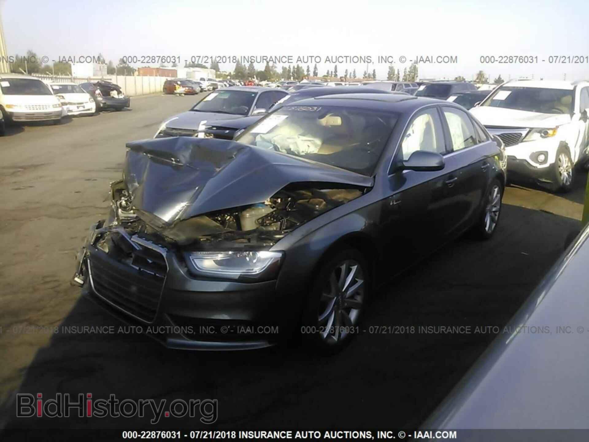 2013 Audi A4 - VIN: WAUFFAFL1DA182160 - Фото 2