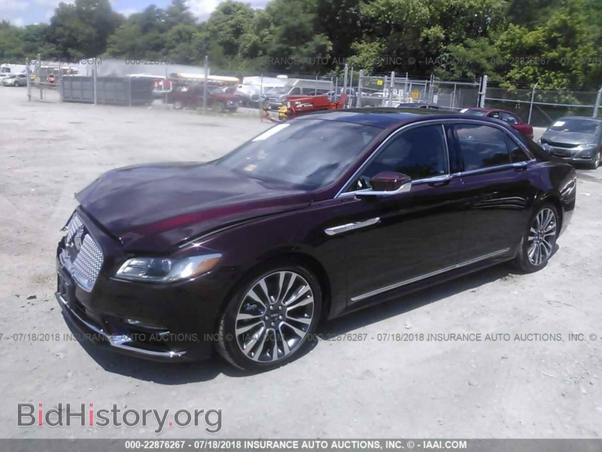 2017 Lincoln Continental - VIN: 1LN6L9NP2H5629622 - Фото 2
