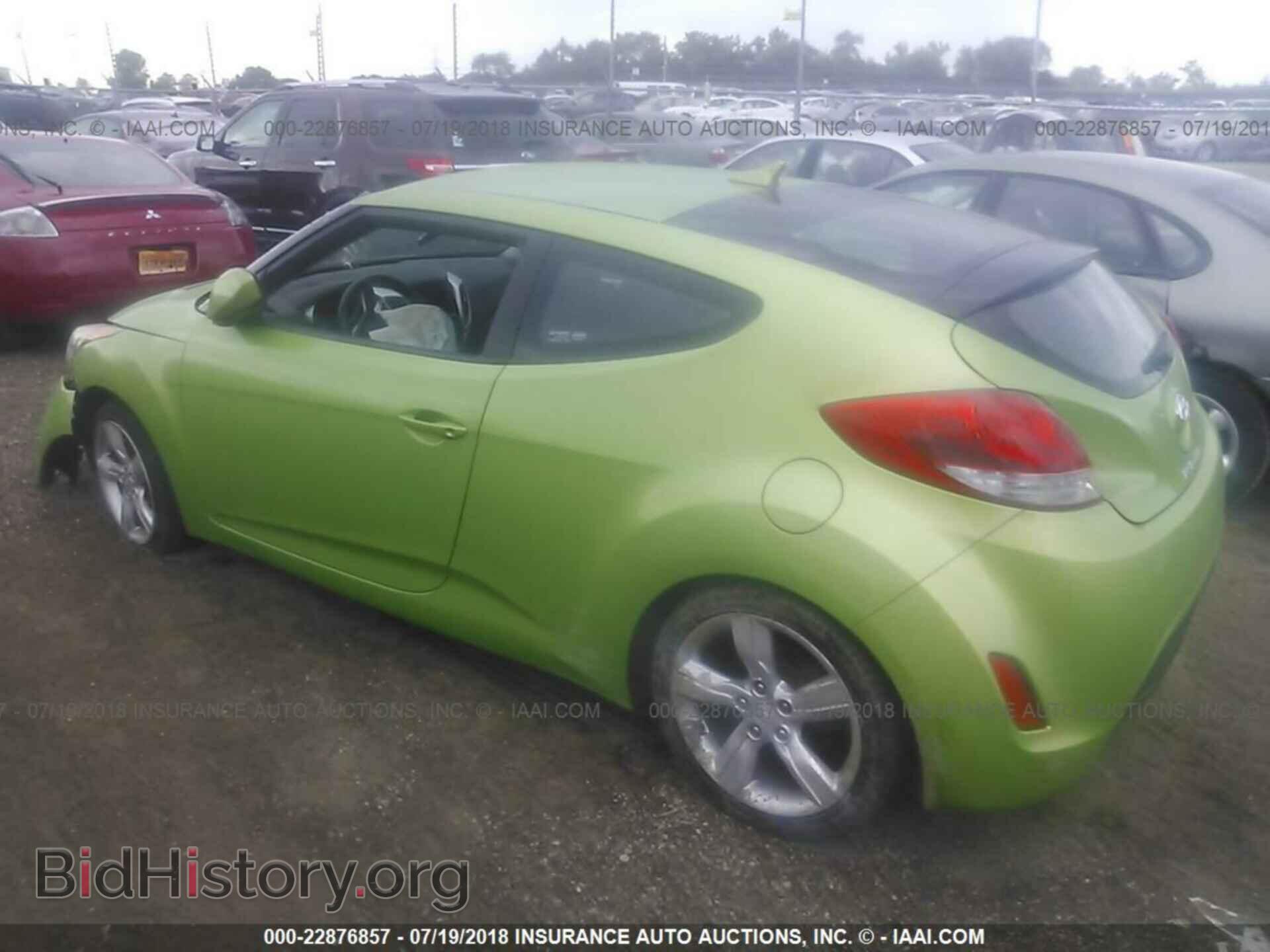 2012 HYUNDAI VELOSTER - VIN: KMHTC6AD0CU041987 - Фото 3