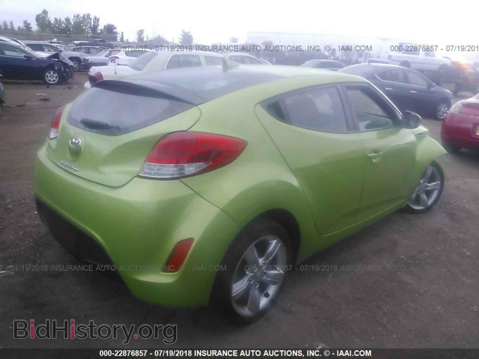 2012 HYUNDAI VELOSTER - VIN: KMHTC6AD0CU041987 - Фото 4