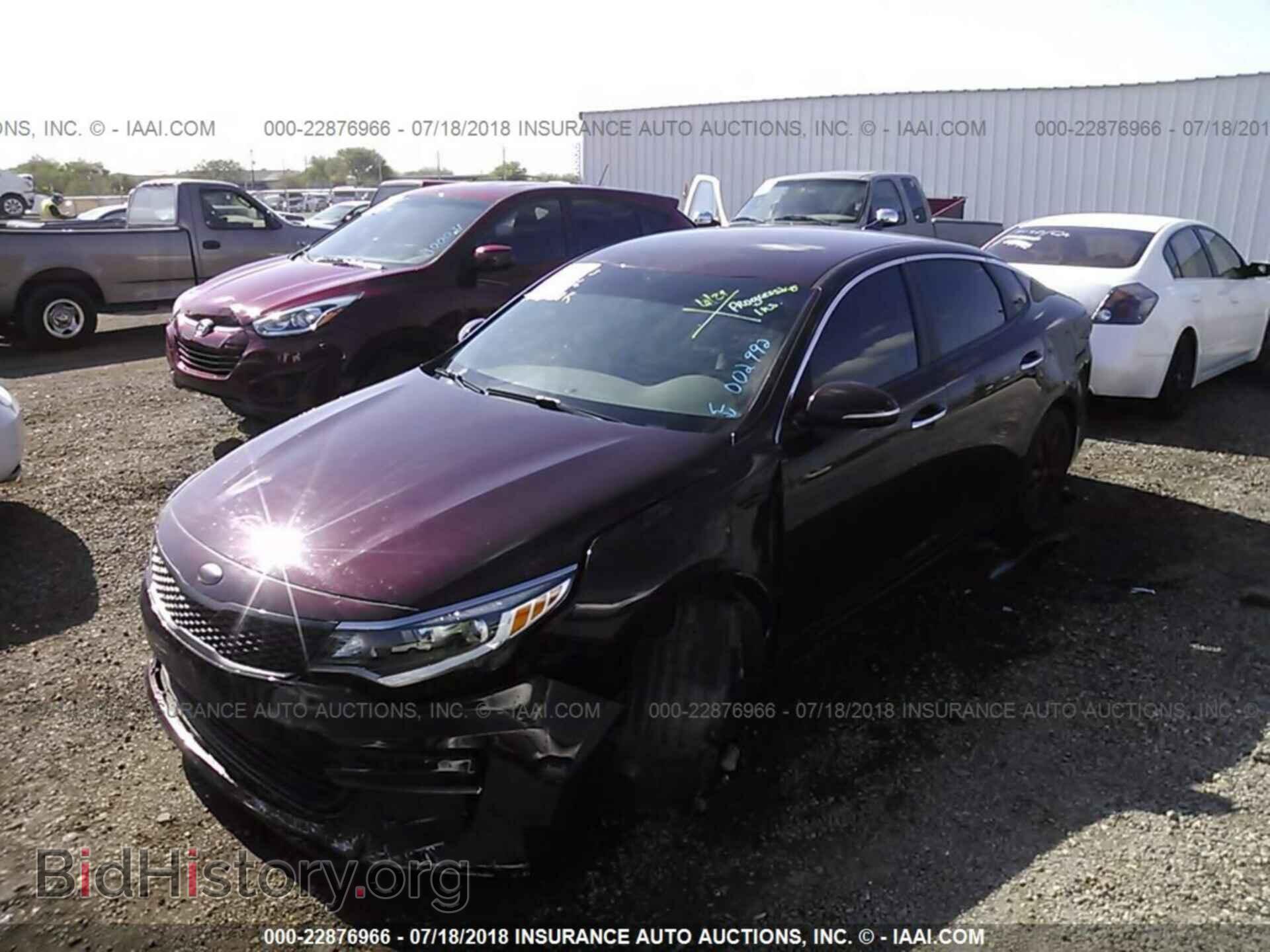 2016 Kia Optima - VIN: 5XXGT4L34GG002992 - Фото 2