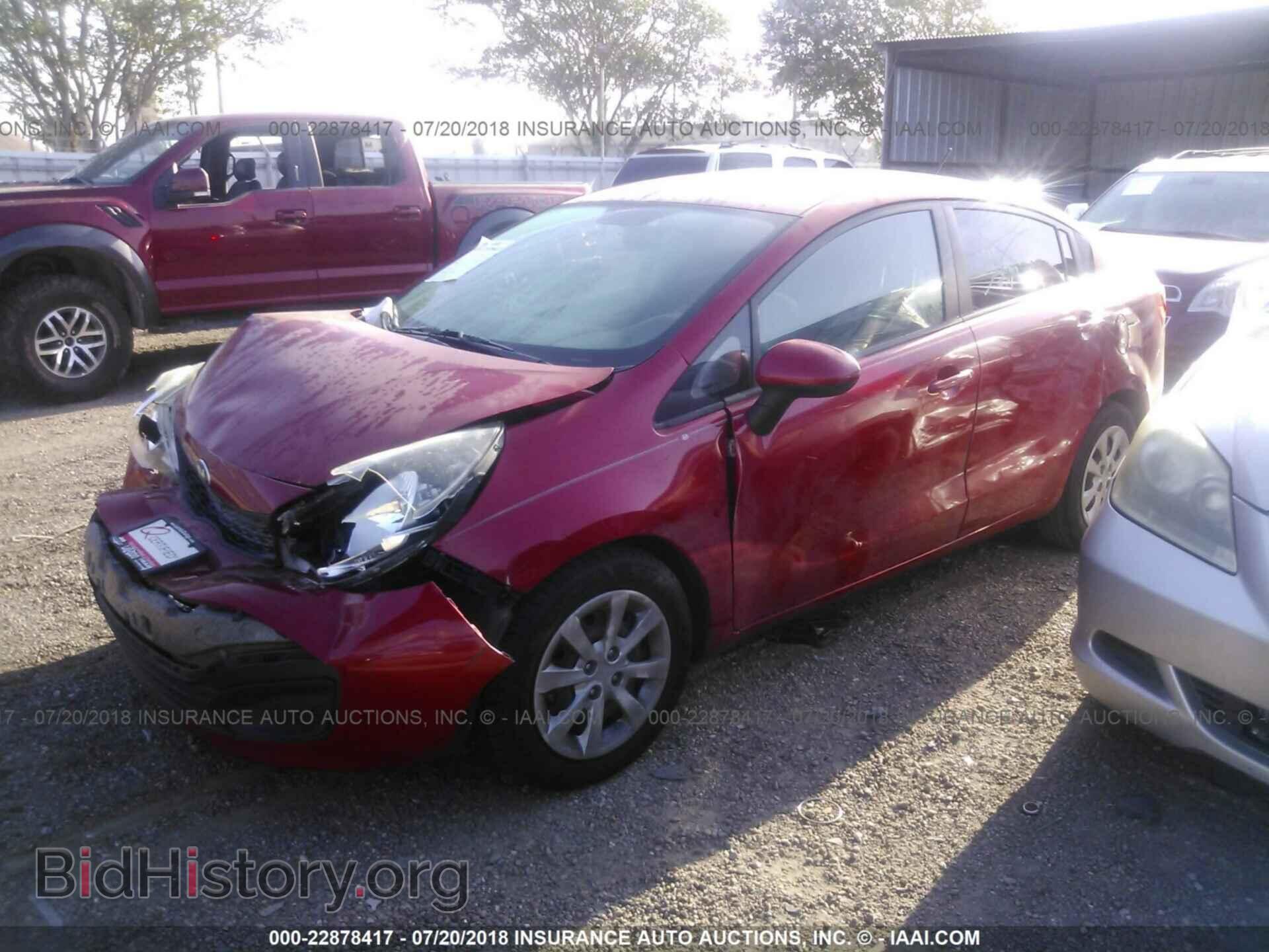 2015 KIA RIO - VIN: KNADM4A33F6502624 - Фото 2