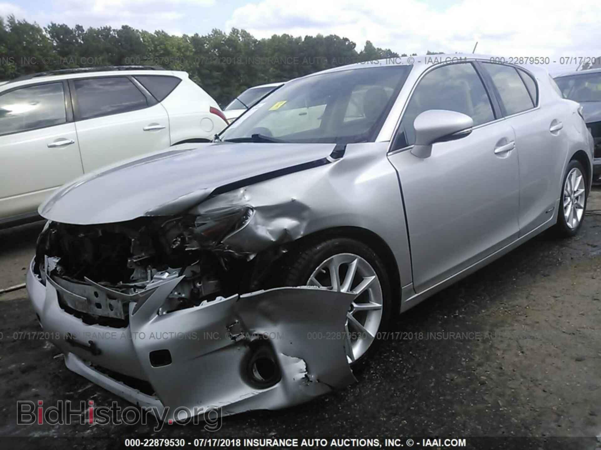 2012 LEXUS CT - VIN: JTHKD5BH4C2122543 - Фото 2