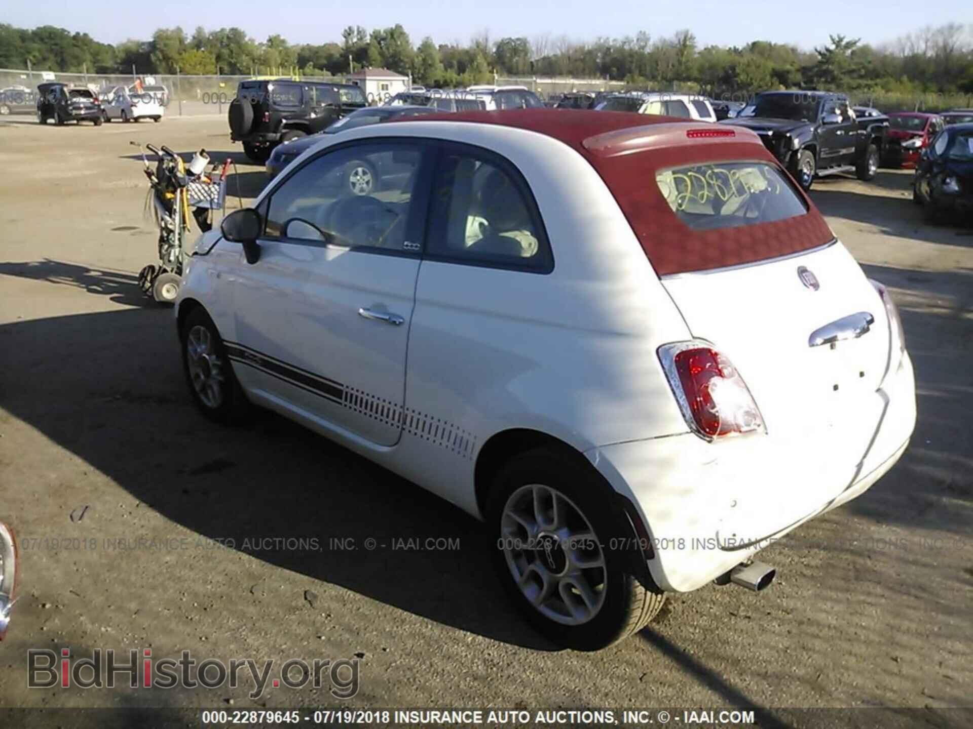2012 Fiat 500 - VIN: 3C3CFFDR7CT335999 - Фото 3