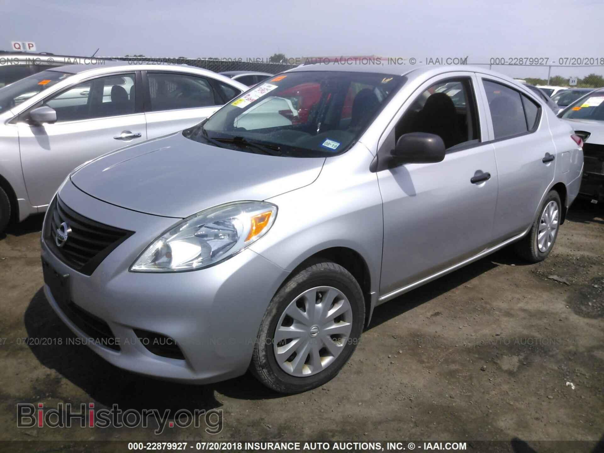2012 Nissan Versa - VIN: 3N1CN7AP5CL877970 - Фото 2