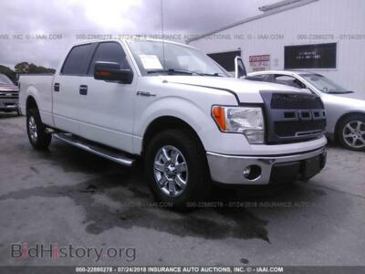 2014 Ford F150, белый — VIN 1FTFW1C60EFB33439, IAAI
