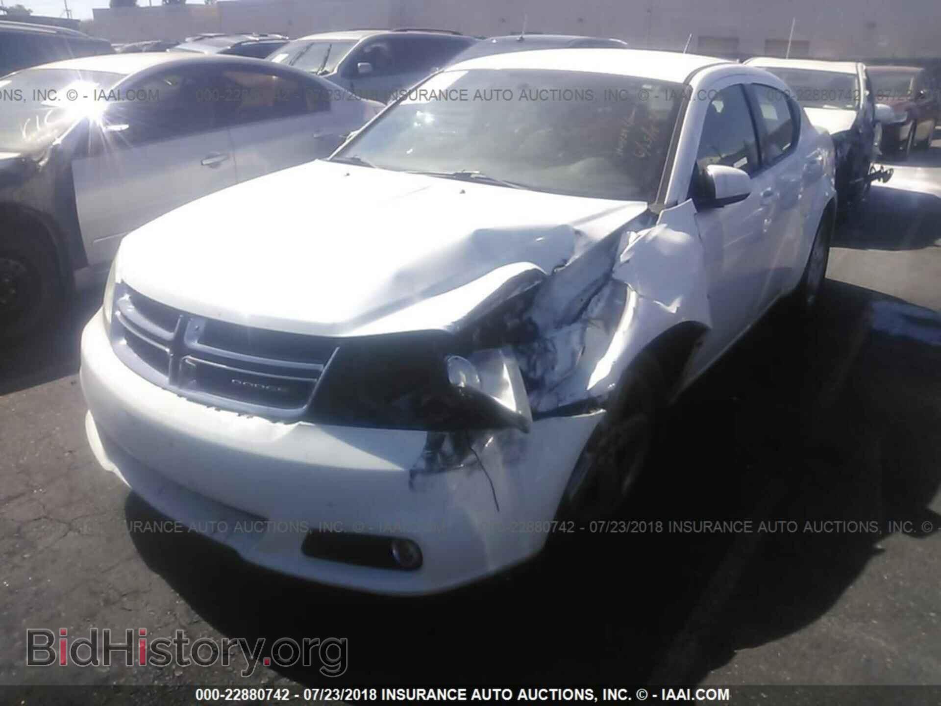 2013 Dodge Avenger - VIN: 1C3CDZCBXDN679968 - Фото 2