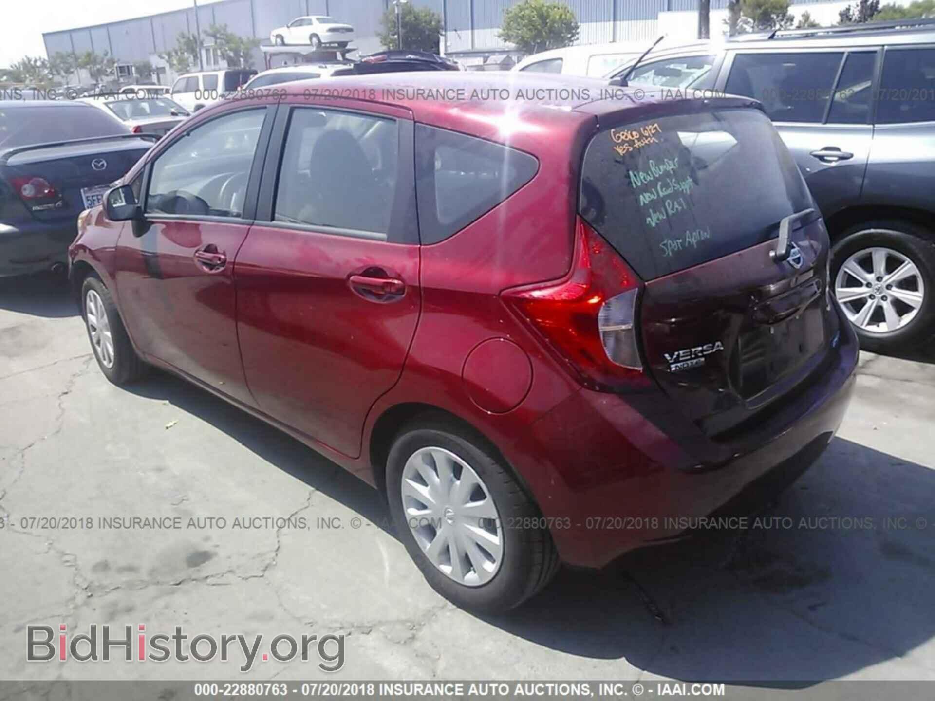 2014 Nissan Versa note - VIN: 3N1CE2CP5EL407537 - Фото 3