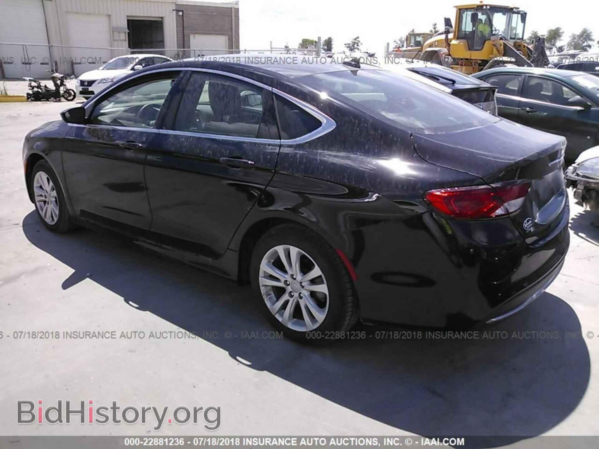 2016 Chrysler 200 - VIN: 1C3CCCAB1GN192228 - Фото 3