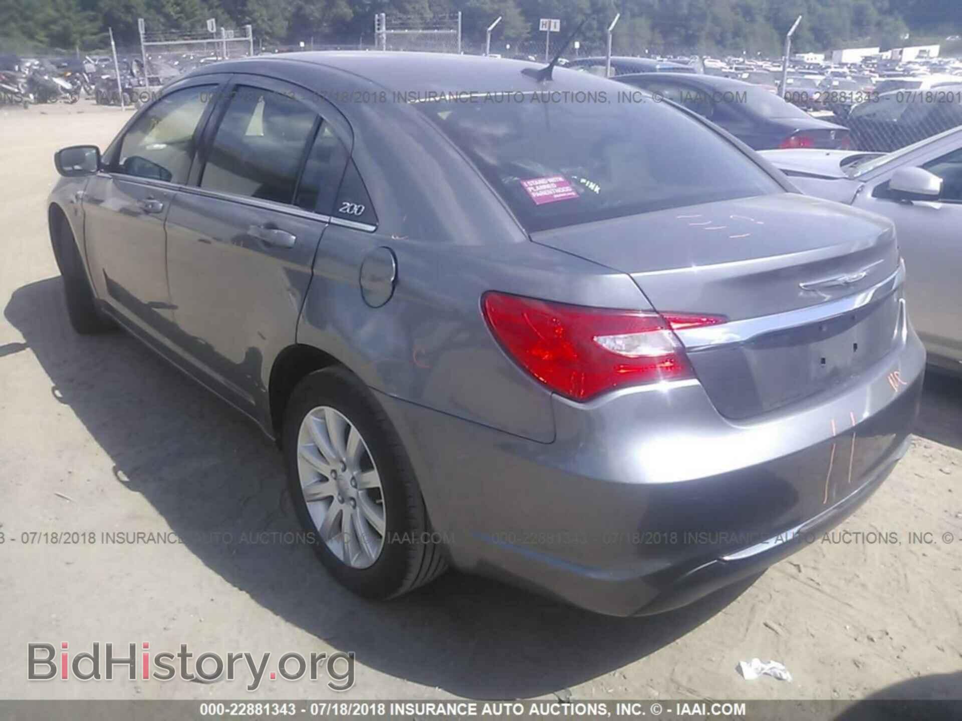 2012 Chrysler 200 - VIN: 1C3CCBBB0CN106507 - Фото 3