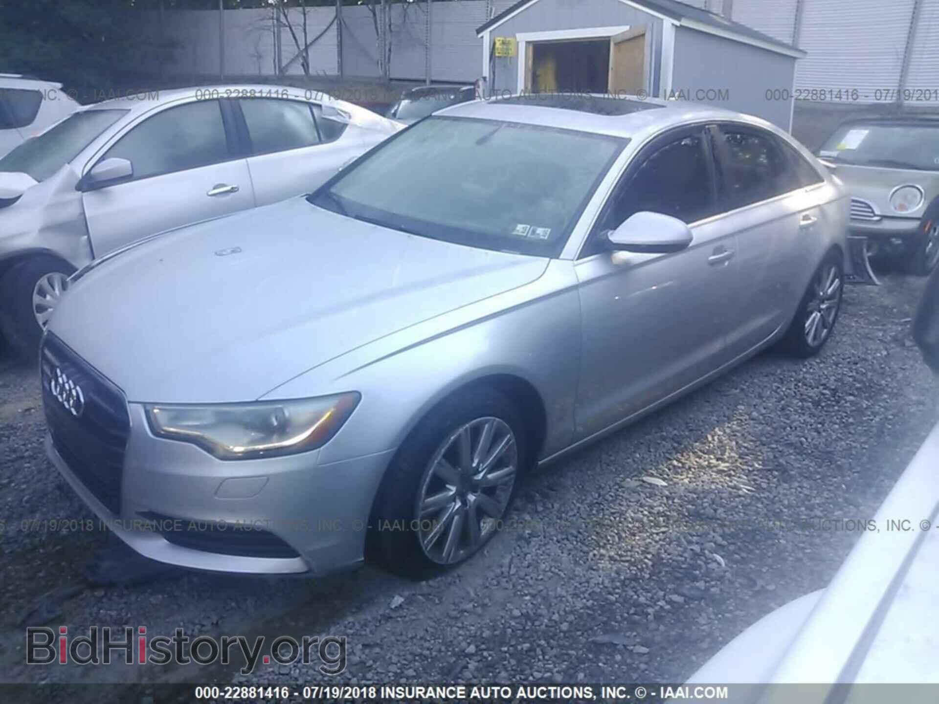 2013 Audi A6 - VIN: WAUGFAFC9DN070719 - Photo 2