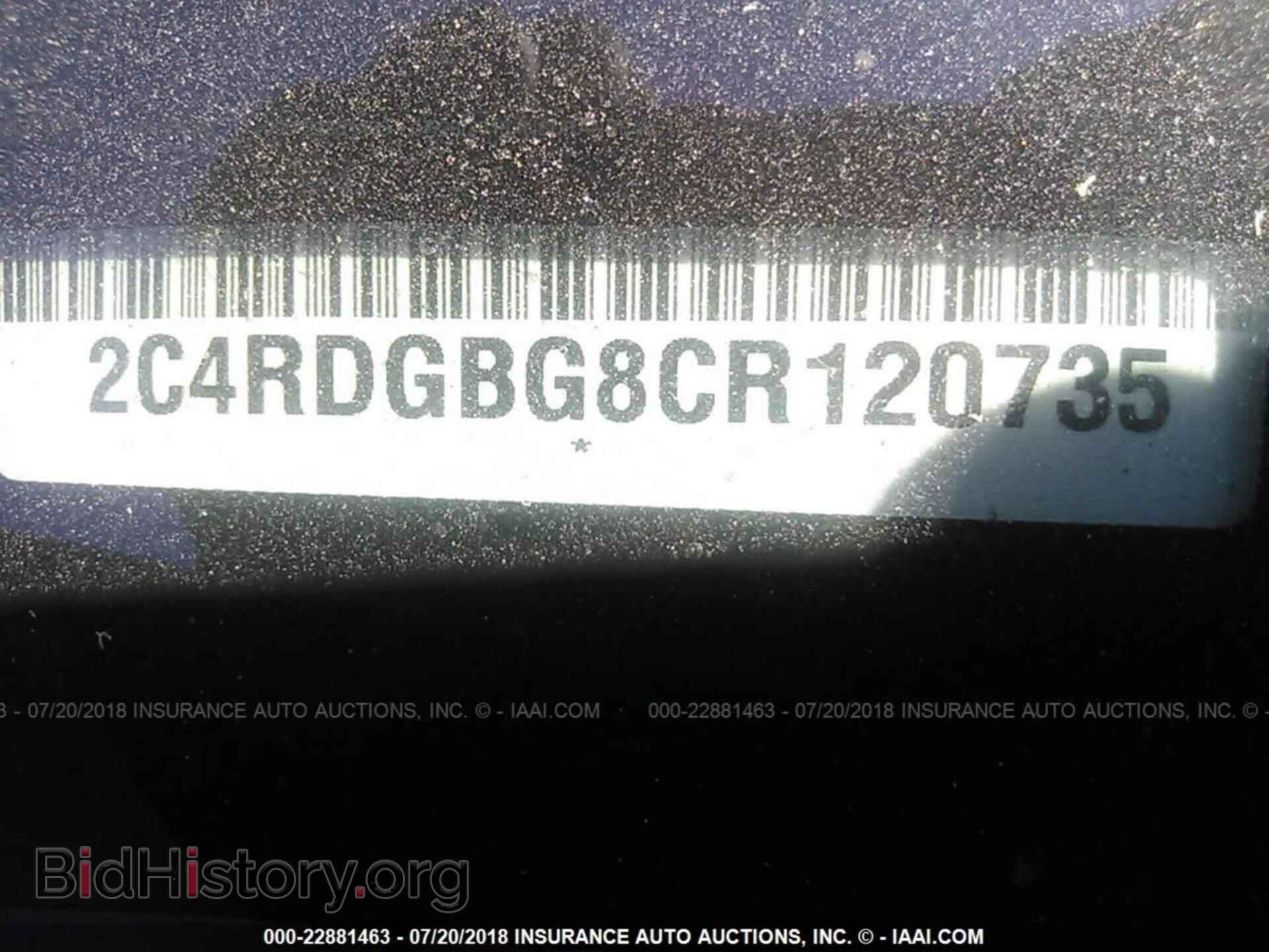 2012 DODGE GRAND CARAVAN - VIN: 2C4RDGBG8CR120735 - Фото 9