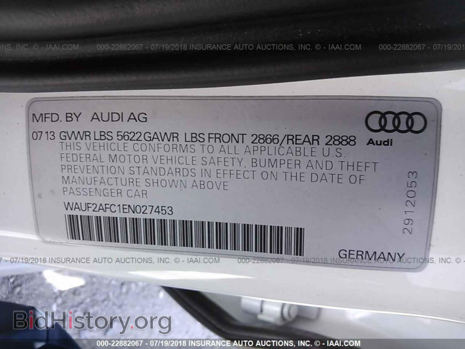 2014 Audi S6 - VIN: WAUF2AFC1EN027453 - Фото 9