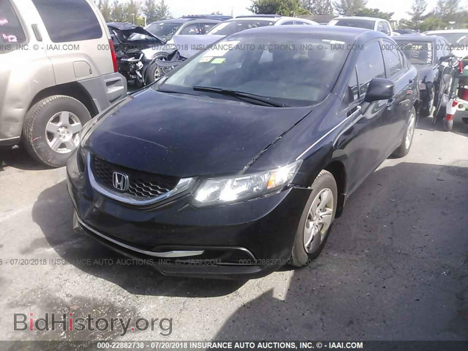 2013 Honda Civic - VIN: 2HGFB2F51DH515210 - Фото 2