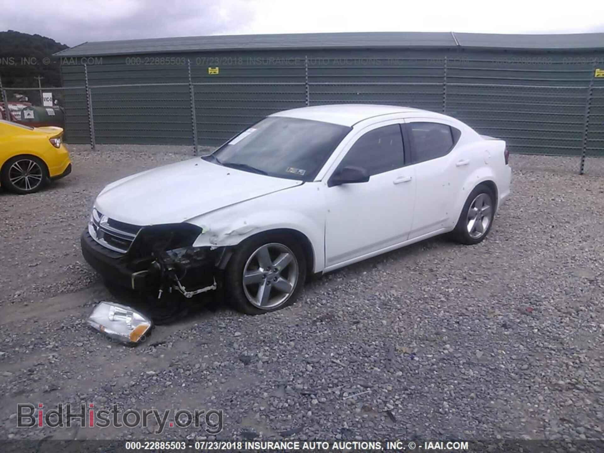2013 Dodge Avenger - VIN: 1C3CDZAB1DN667307 - Фото 2