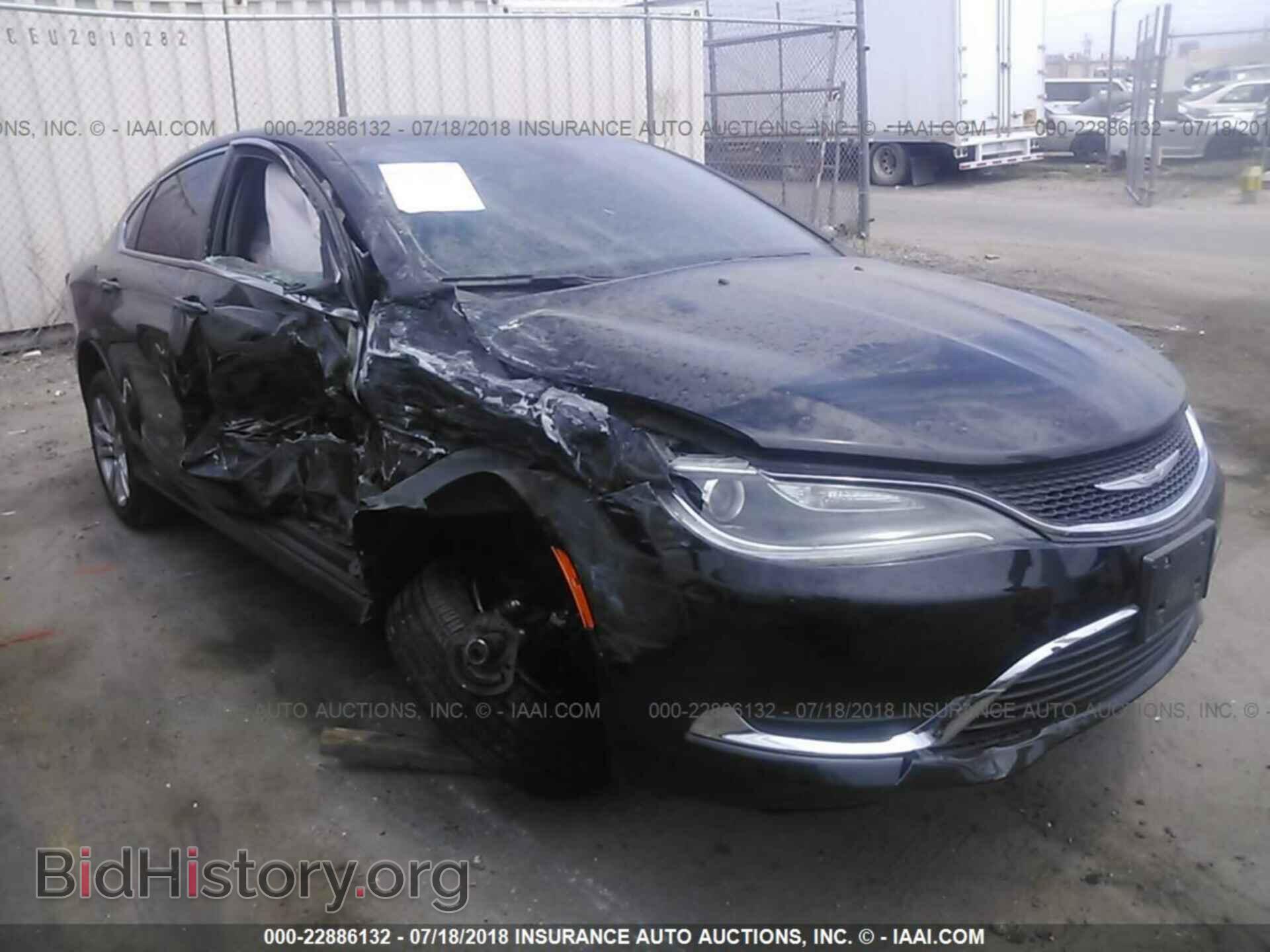 Фотография 1C3CCCAB8GN107496 - Chrysler 200 2016