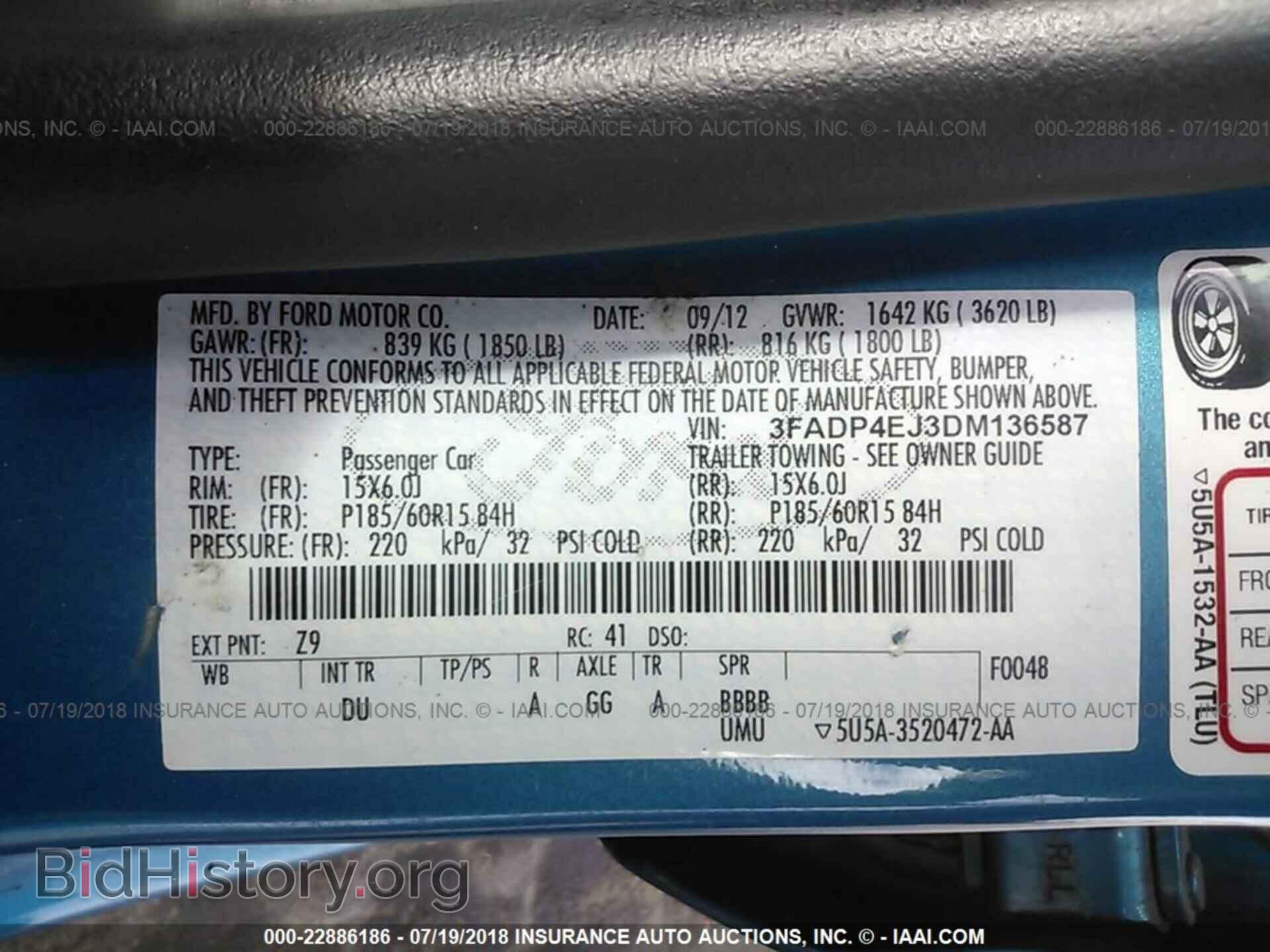 2013 Ford Fiesta - VIN: 3FADP4EJ3DM136587 - Photo 9
