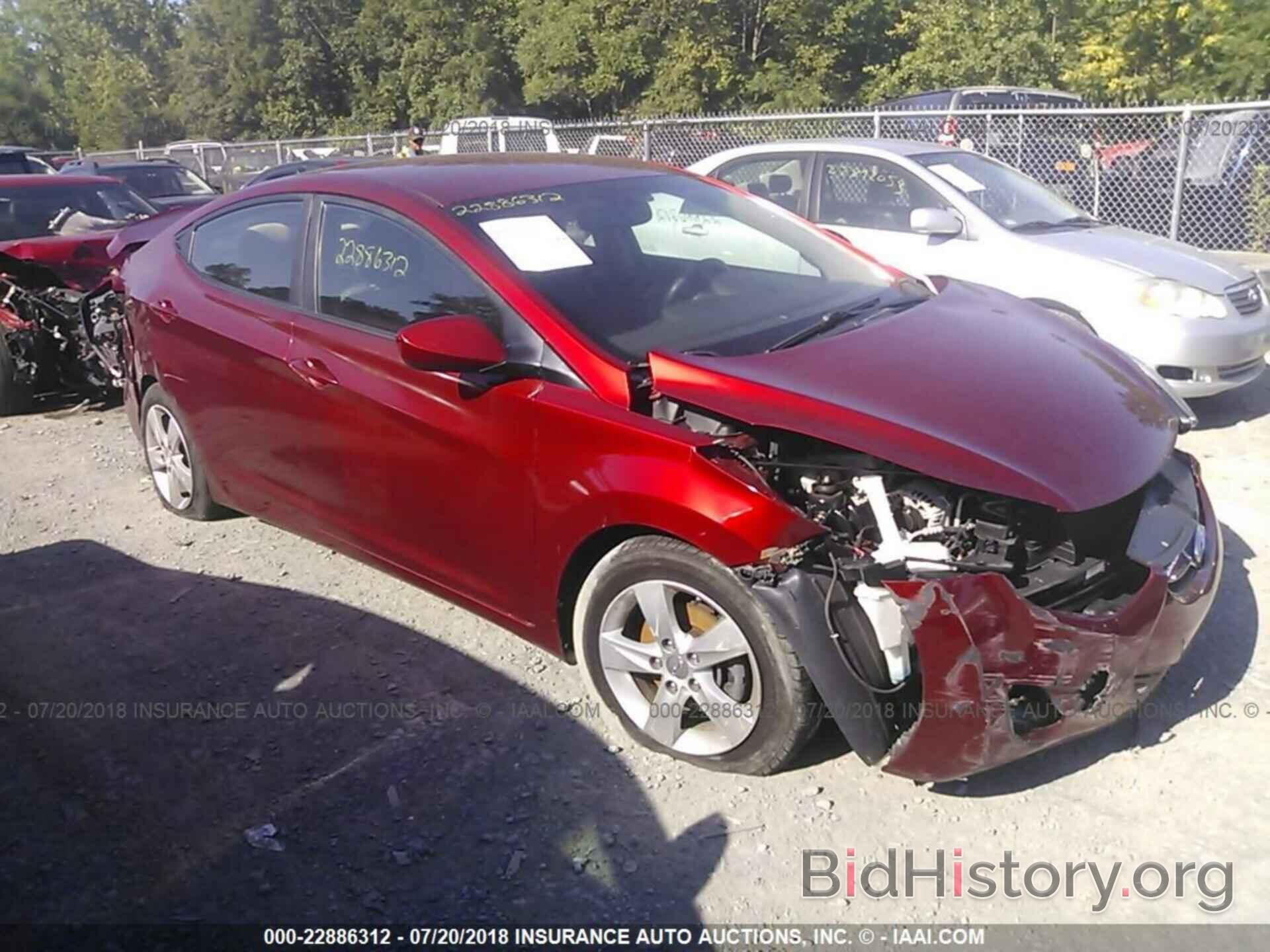 Photo 5NPDH4AE8DH333129 - HYUNDAI ELANTRA 2013