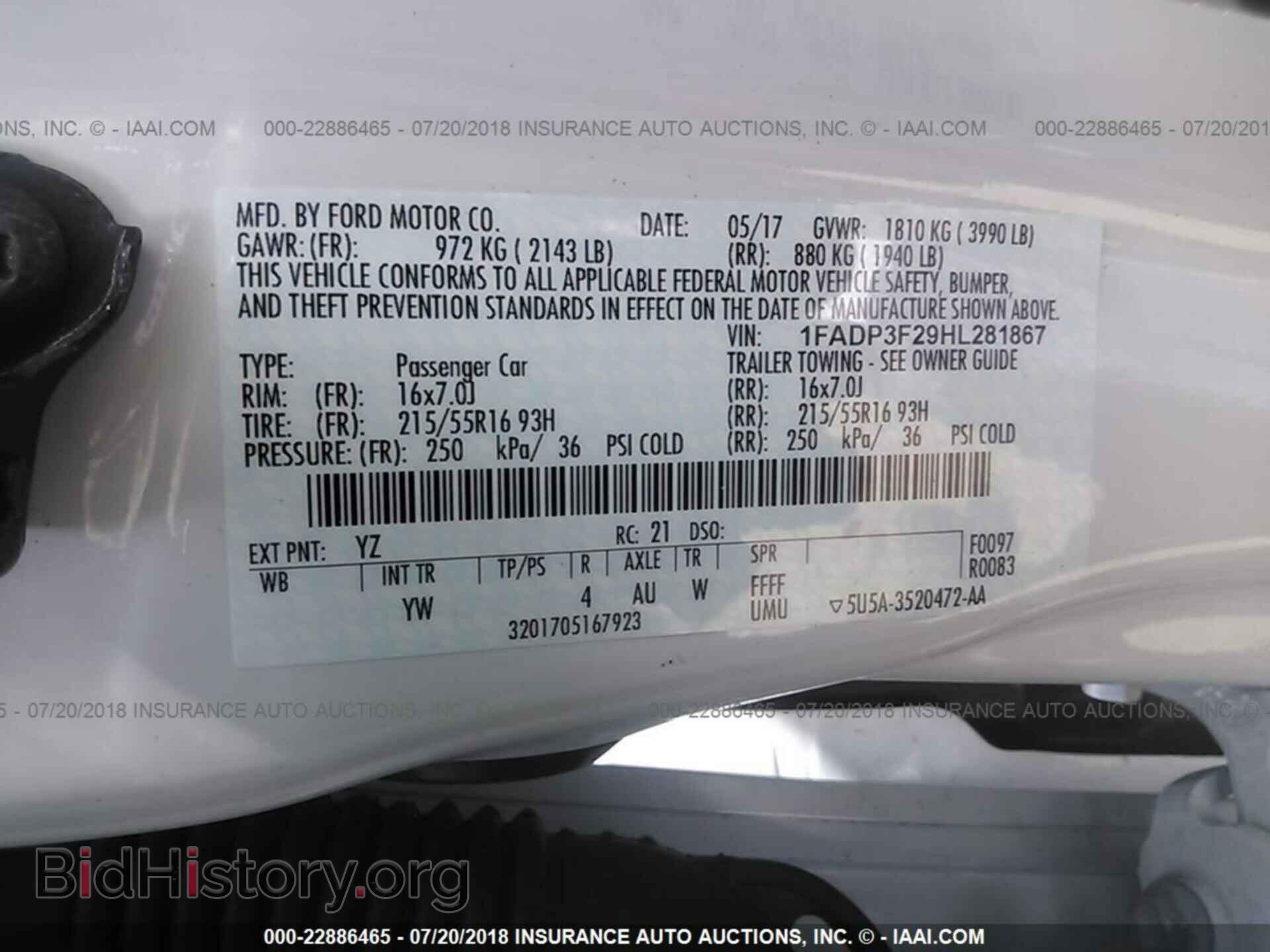2017 Ford Focus - VIN: 1FADP3F29HL281867 - Photo 9