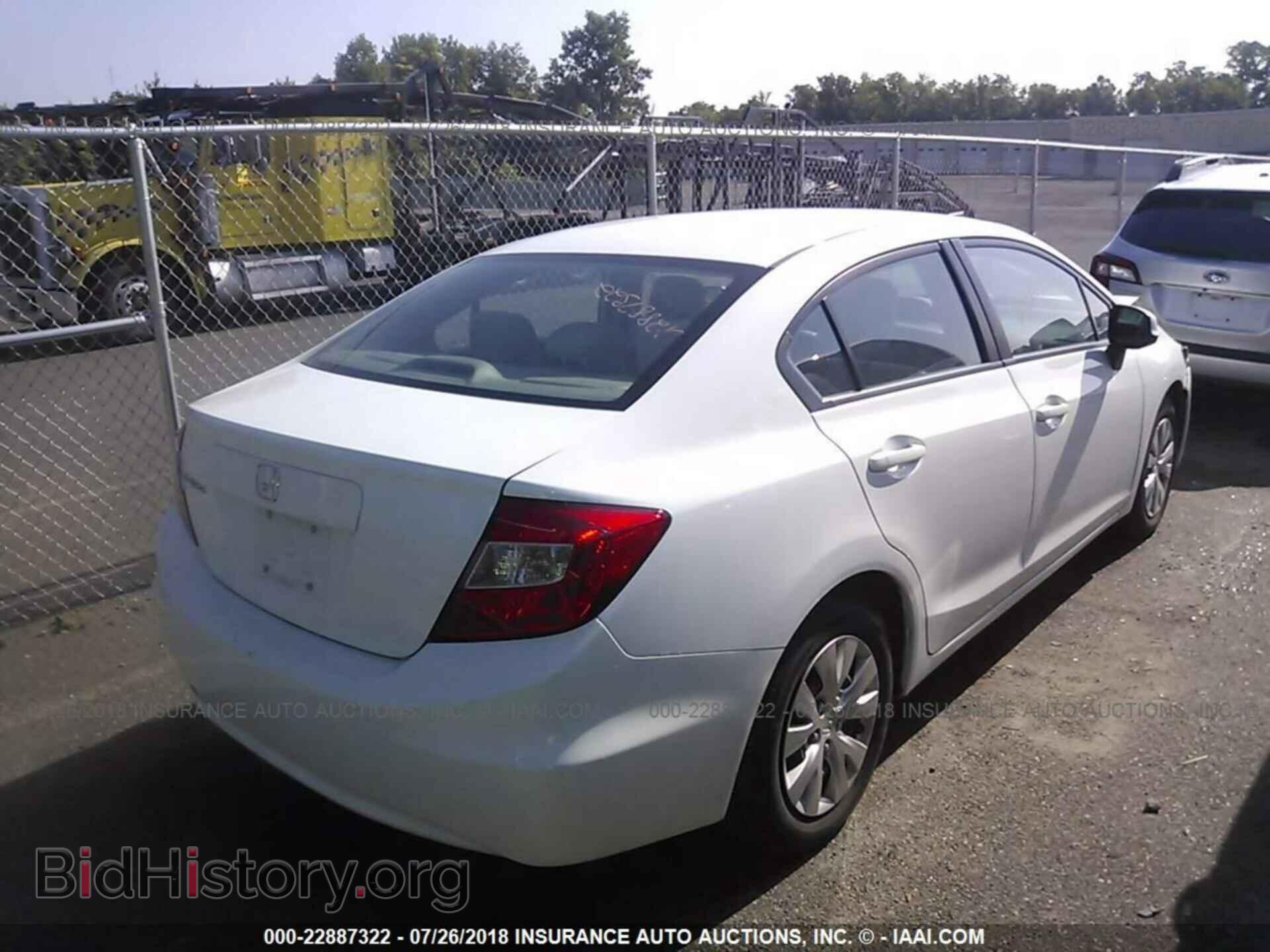 2012 Honda CIVIC (VIN 19XFB2F54CE325779) — фото 4 из 10