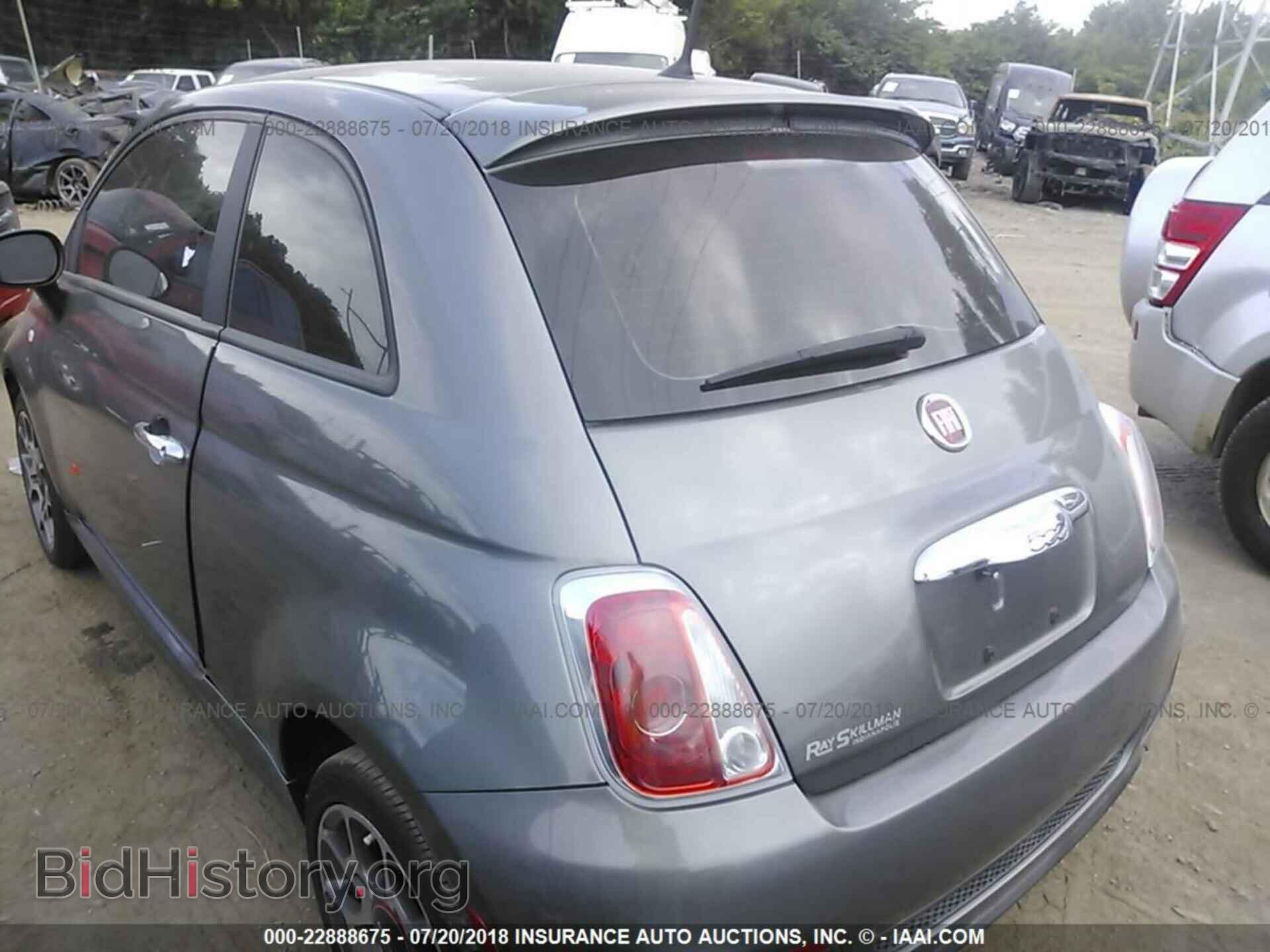 2012 Fiat 500 - VIN: 3C3CFFBR7CT113577 - Фото 3