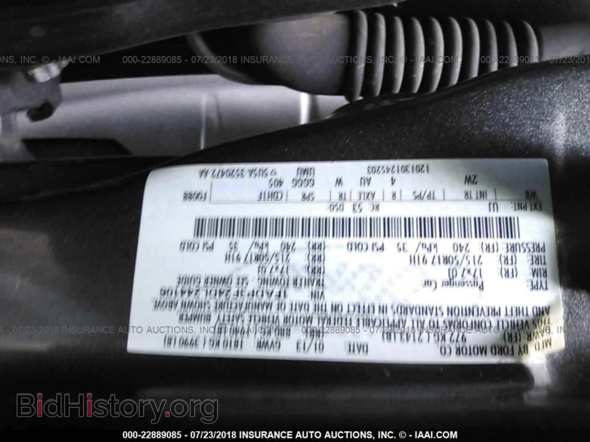 2013 FORD FOCUS - VIN: 1FADP3F24DL244106 - Photo 9