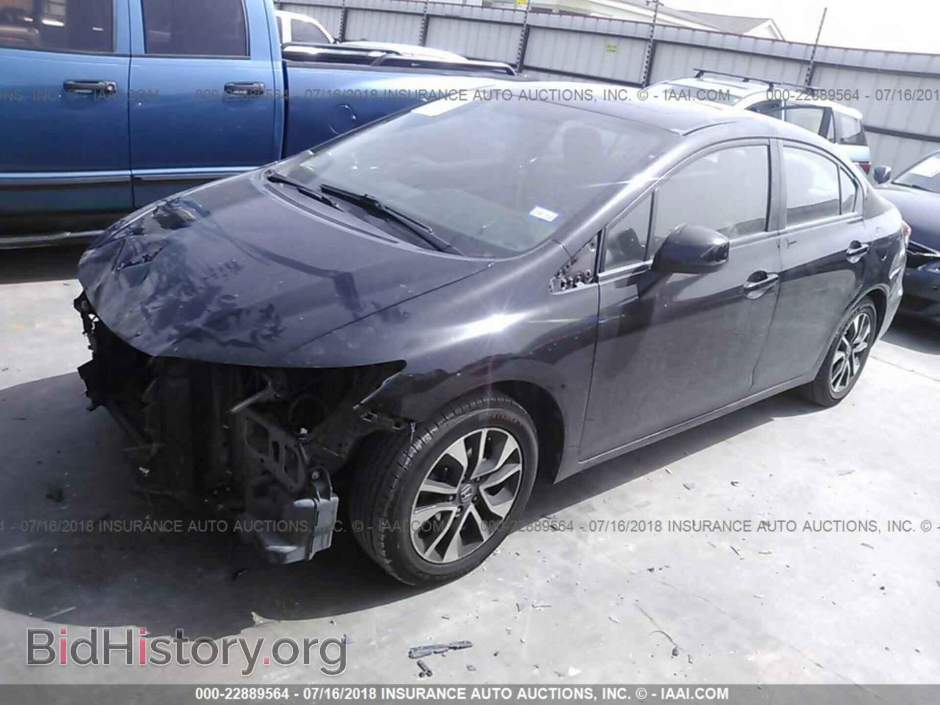 2013 Honda Civic - VIN: 19XFB2F87DE254038 - Фото 2