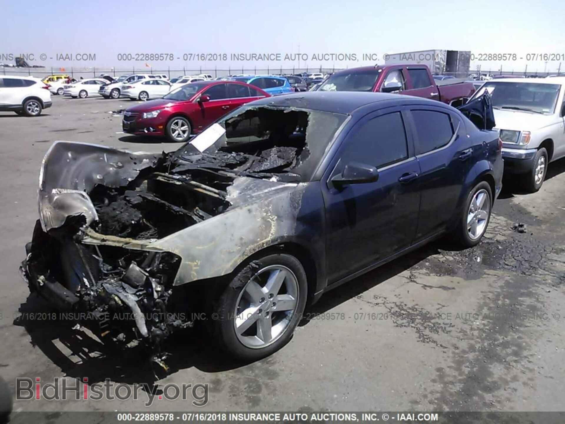 2013 Dodge Avenger - VIN: 1C3CDZAB6DN657792 - Фото 2