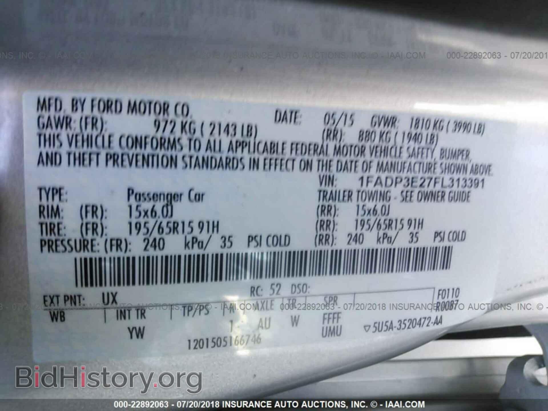 2015 Ford Focus - VIN: 1FADP3E27FL313391 - Photo 9