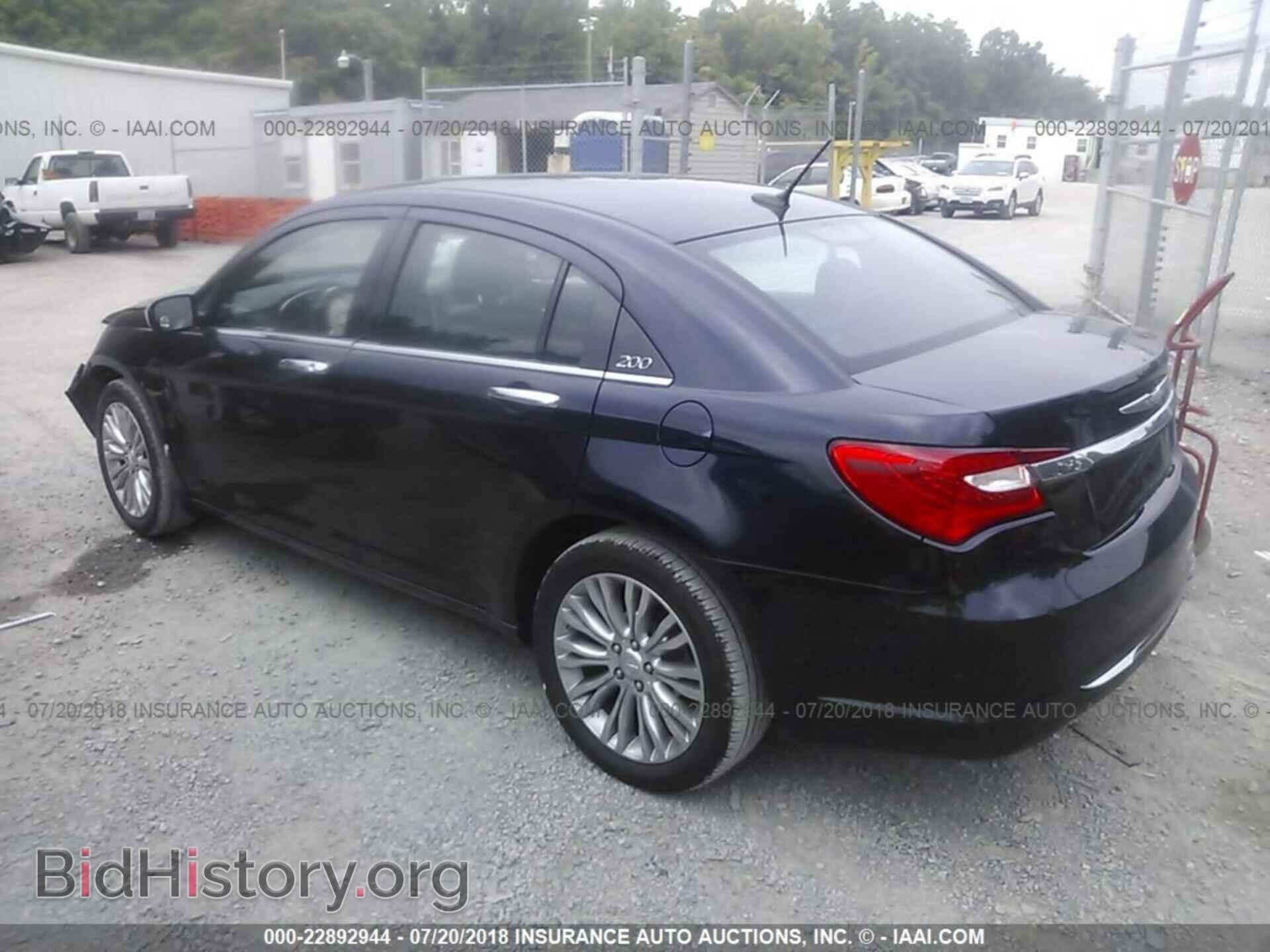 2012 Chrysler 200 - VIN: 1C3CCBCB8CN108620 - Фото 3
