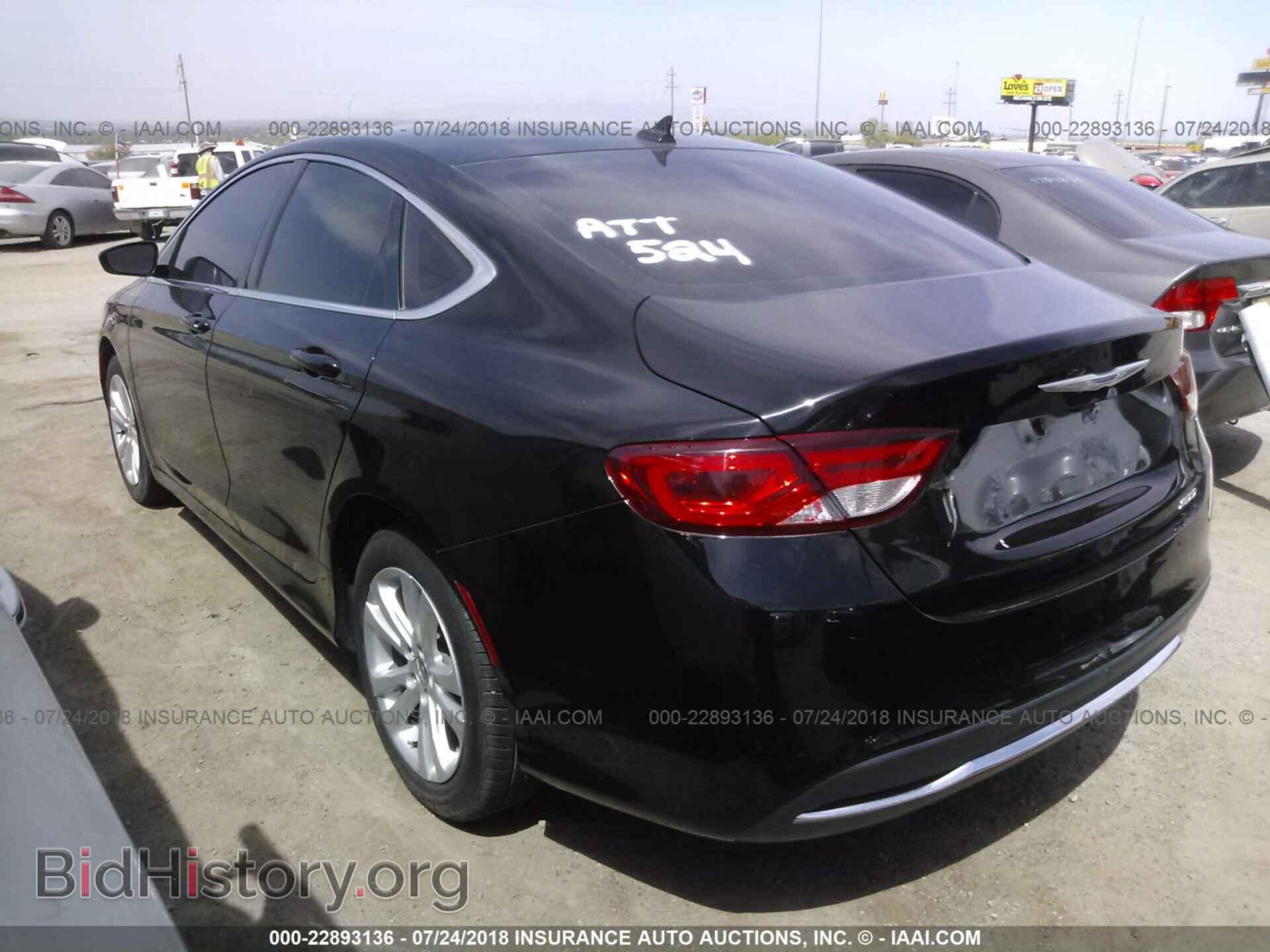 2016 Chrysler 200 - VIN: 1C3CCCAB7GN128257 - Фото 3