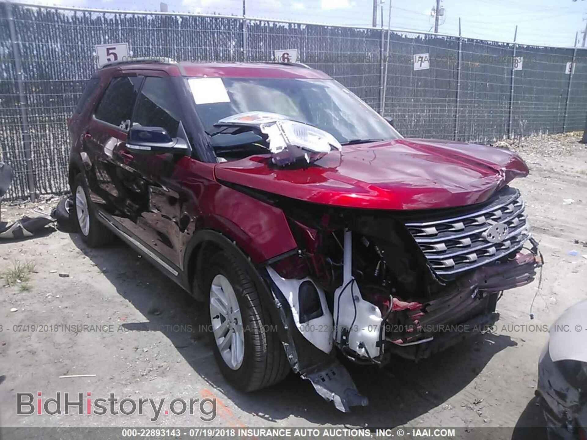 Фотография 1FM5K7D81HGE02455 - Ford Explorer 2017