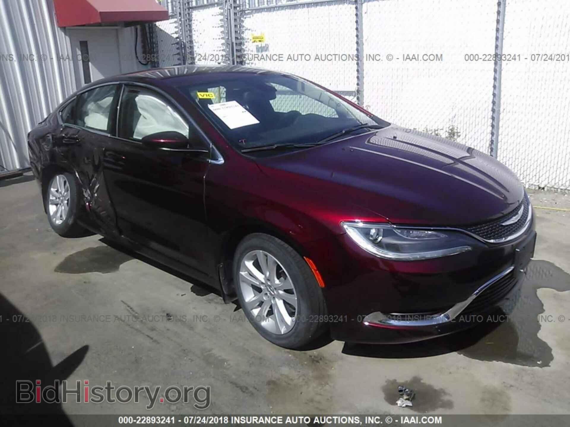 Photo 1C3CCCAB3FN528038 - Chrysler 200 2015