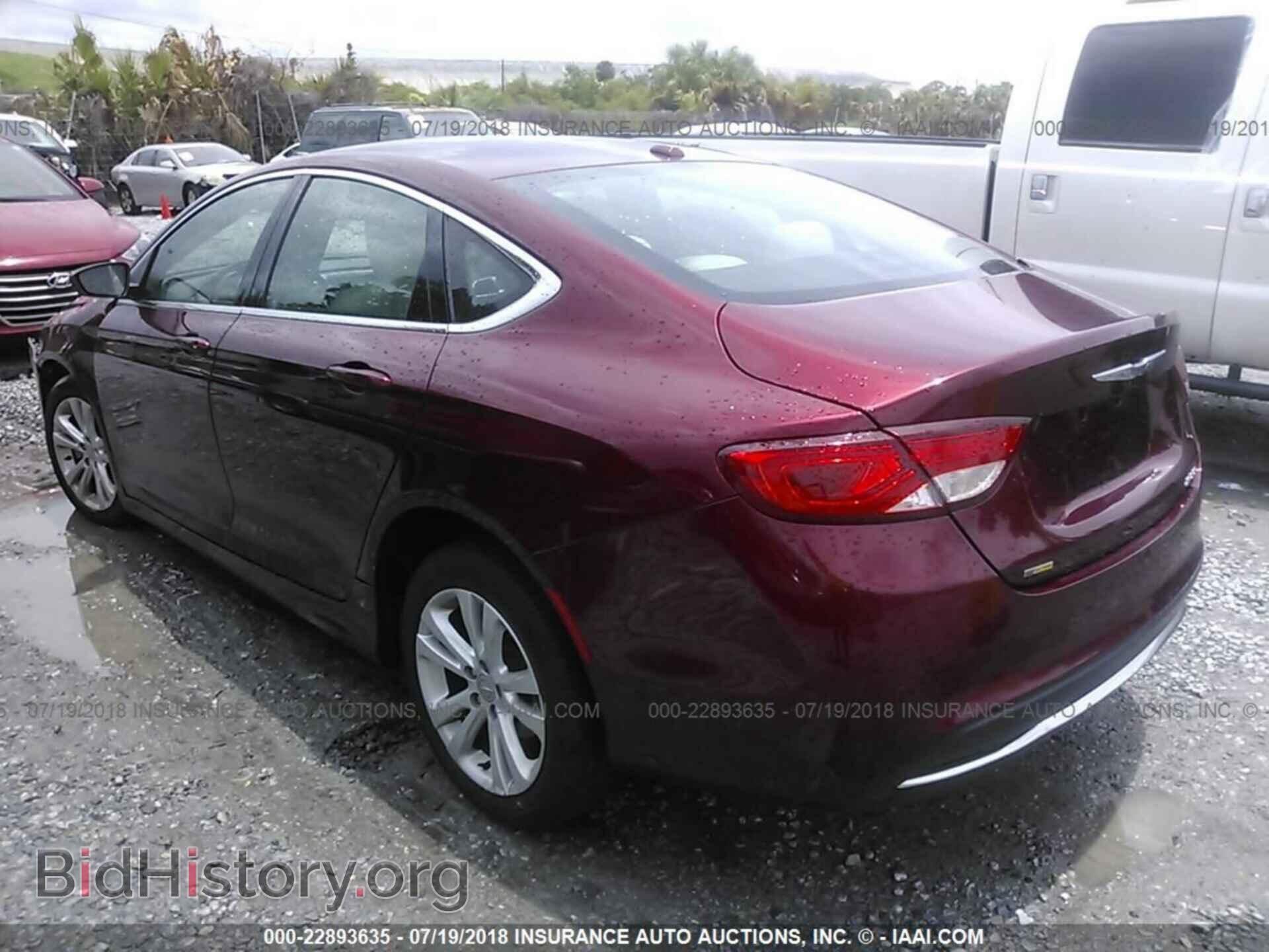 2015 Chrysler 200 - VIN: 1C3CCCAB2FN743376 - Photo 3