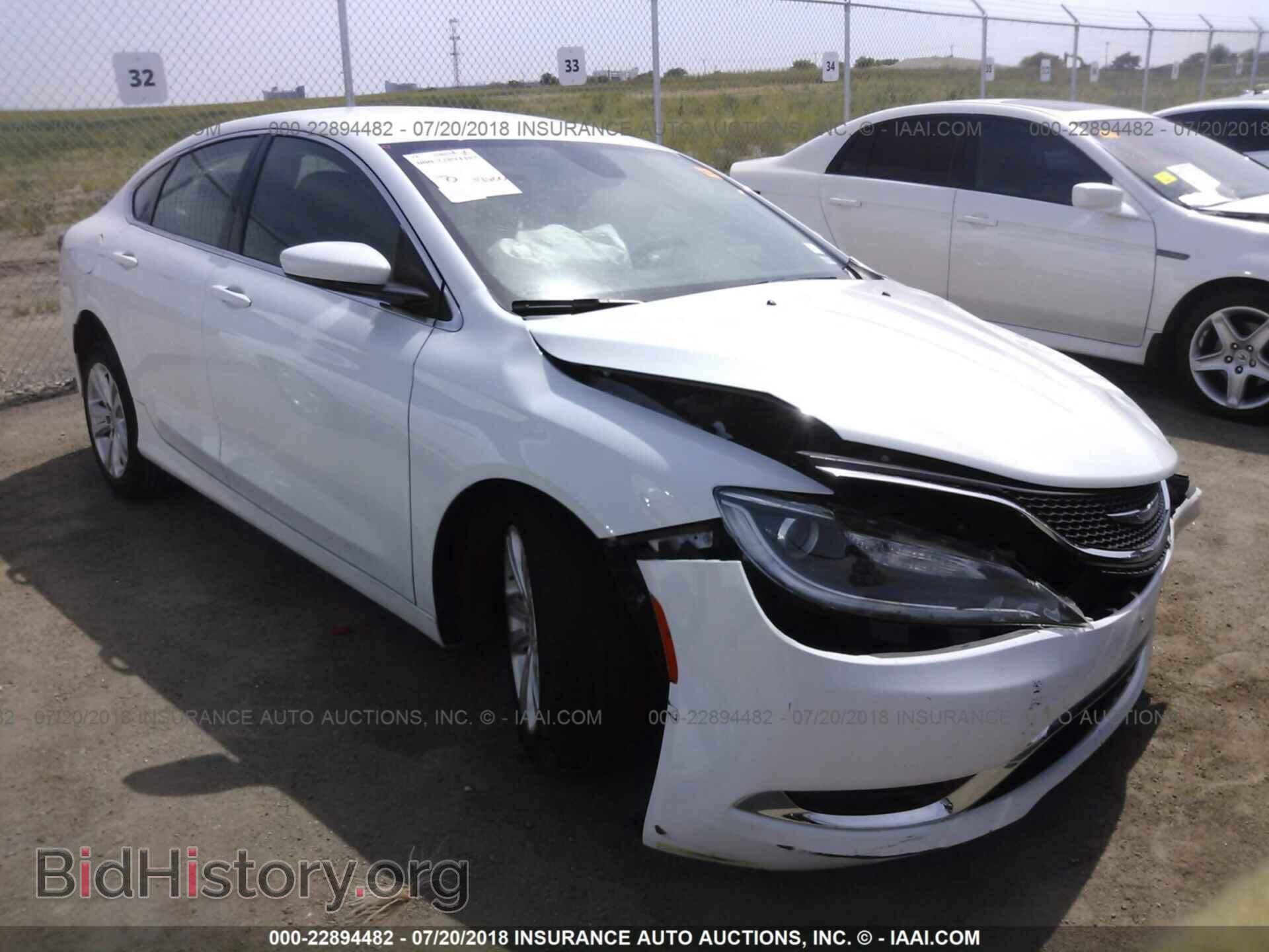 Фотография 1C3CCCAB2GN169377 - Chrysler 200 2016