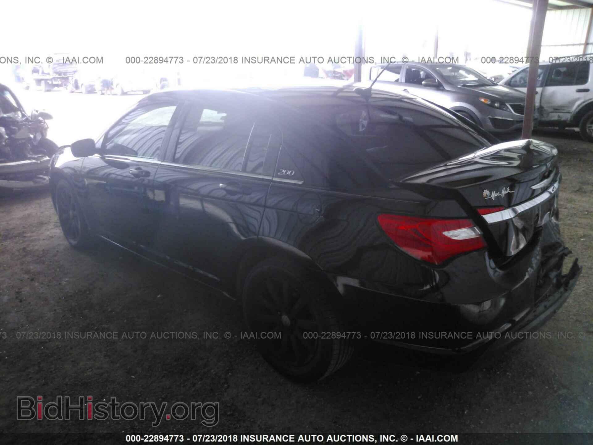 2012 Chrysler 200 - VIN: 1C3CCBBB9CN267230 - Фото 3